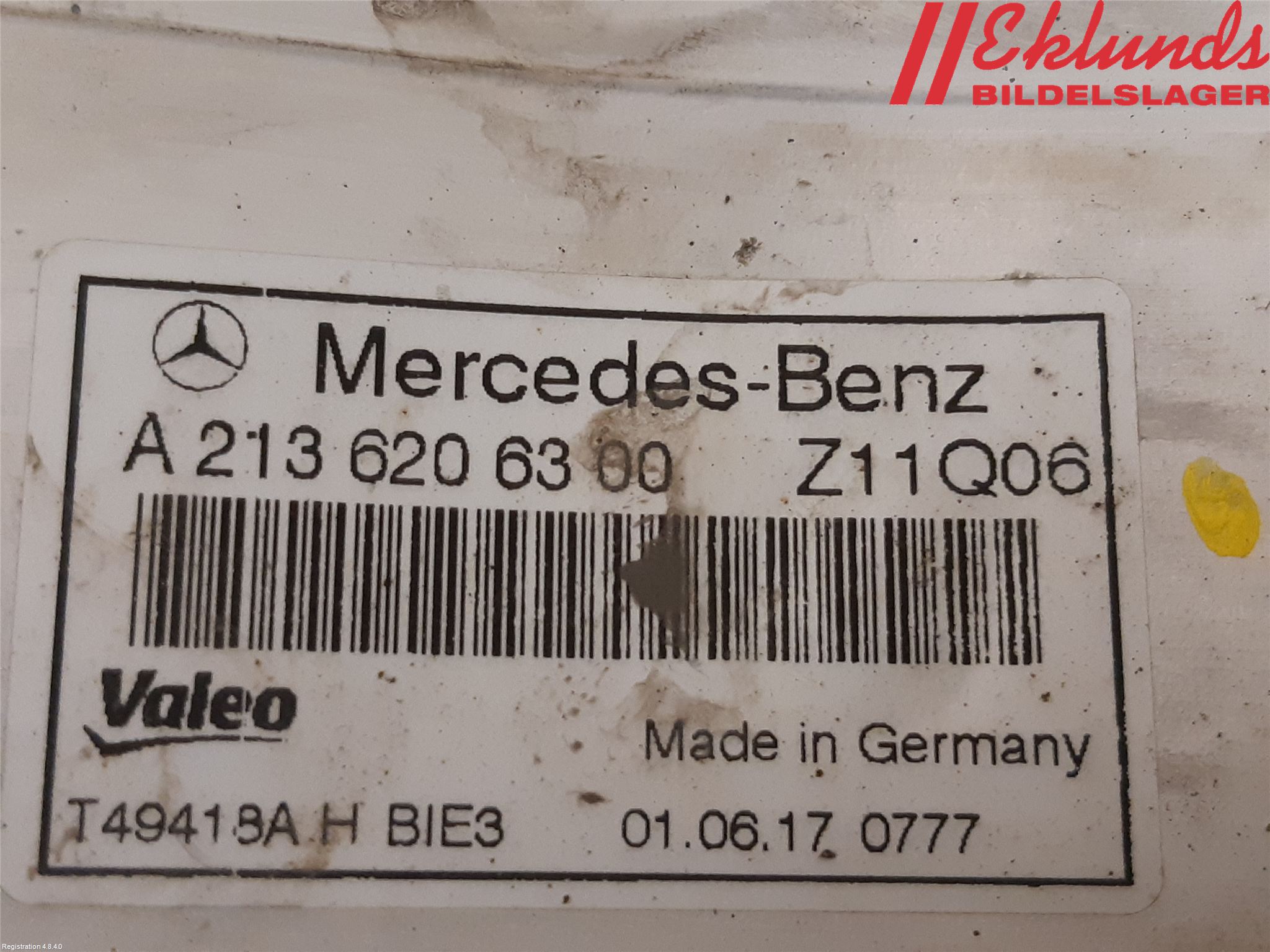 Mercedes-Benz MB E-KLASS (W213) 16-23 Front Övrigt