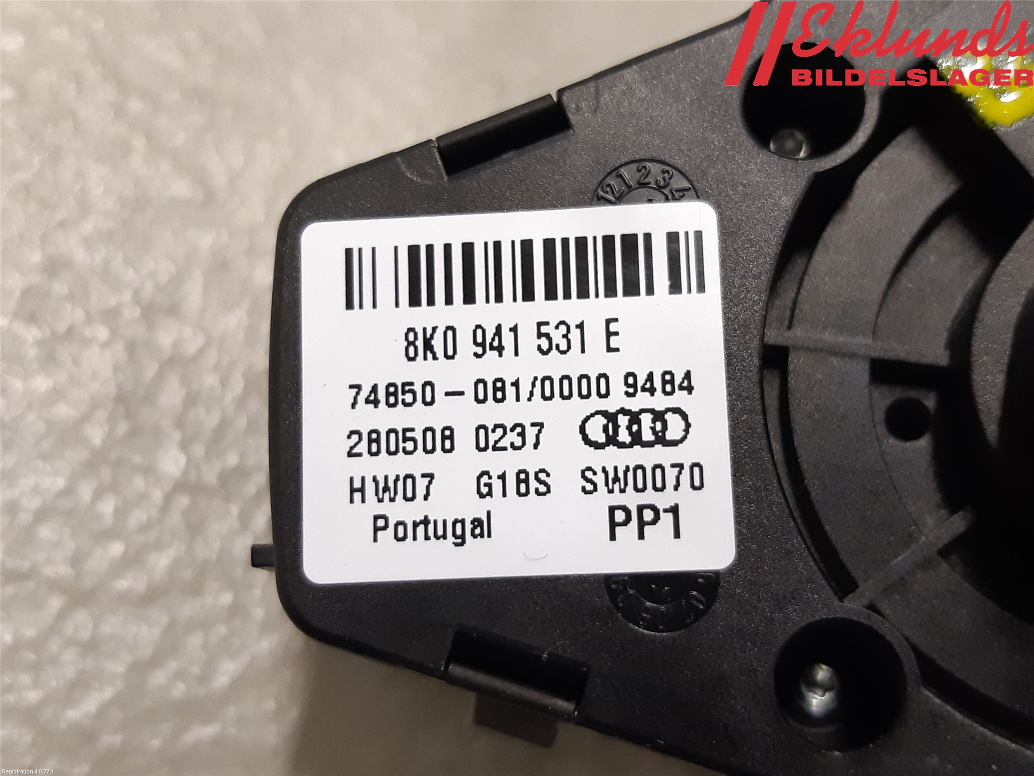 Audi A4/S4 08-11 Strömställare Ljus