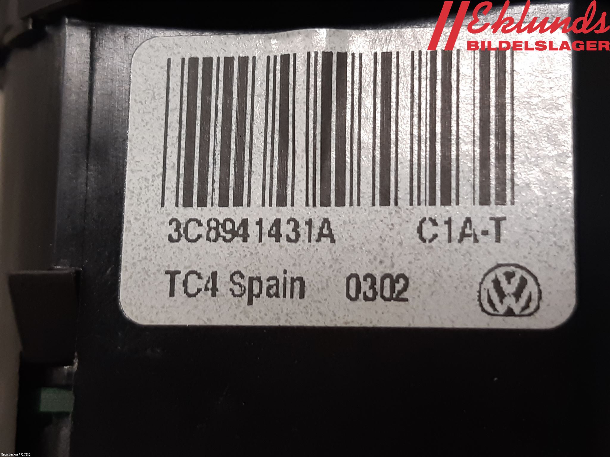 Volkswagen VW GOLF VI 09-13 Strömställare Ljus