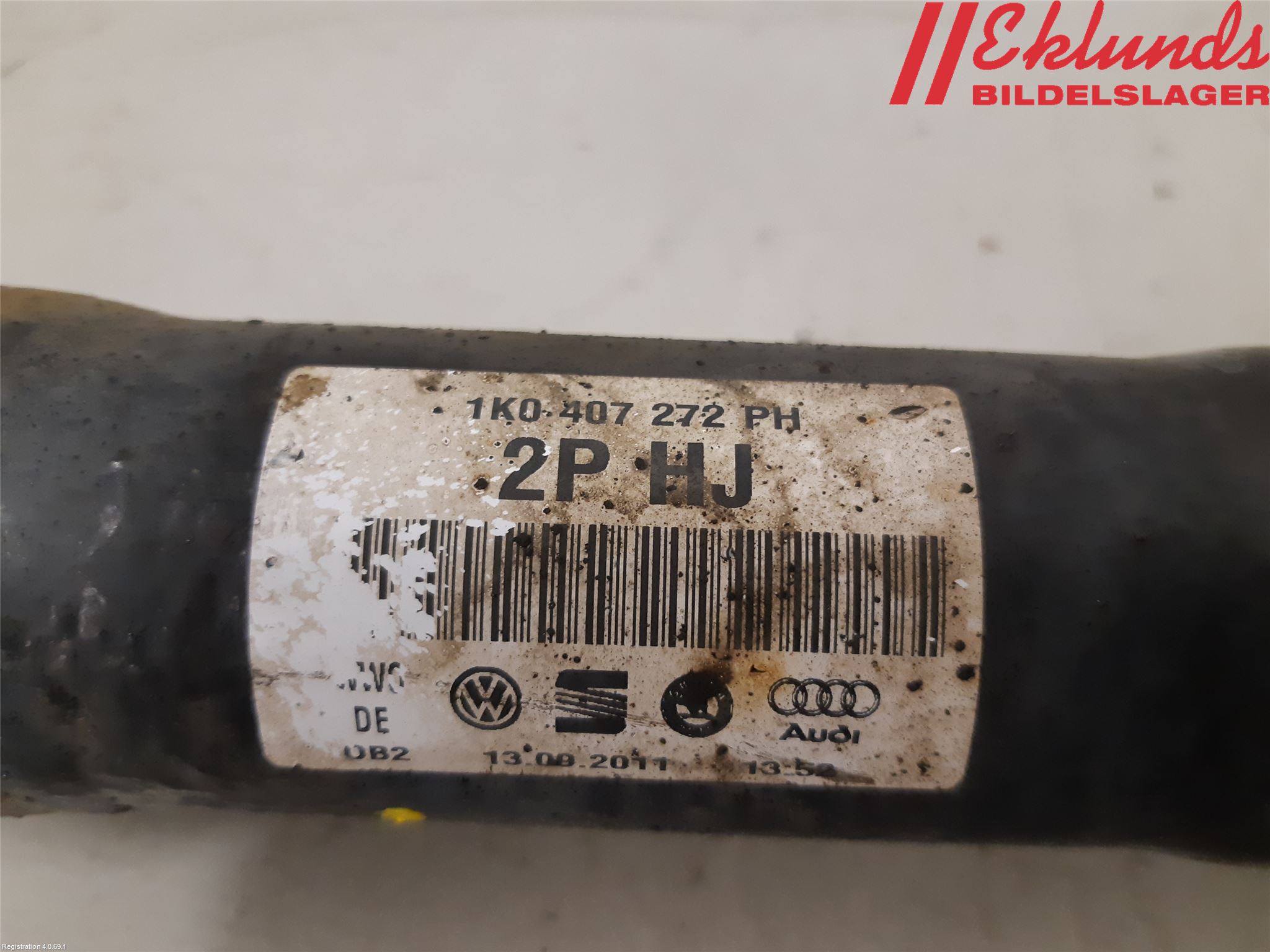 Volkswagen VW GOLF VI 09-13 Drivaxel Fram Höger