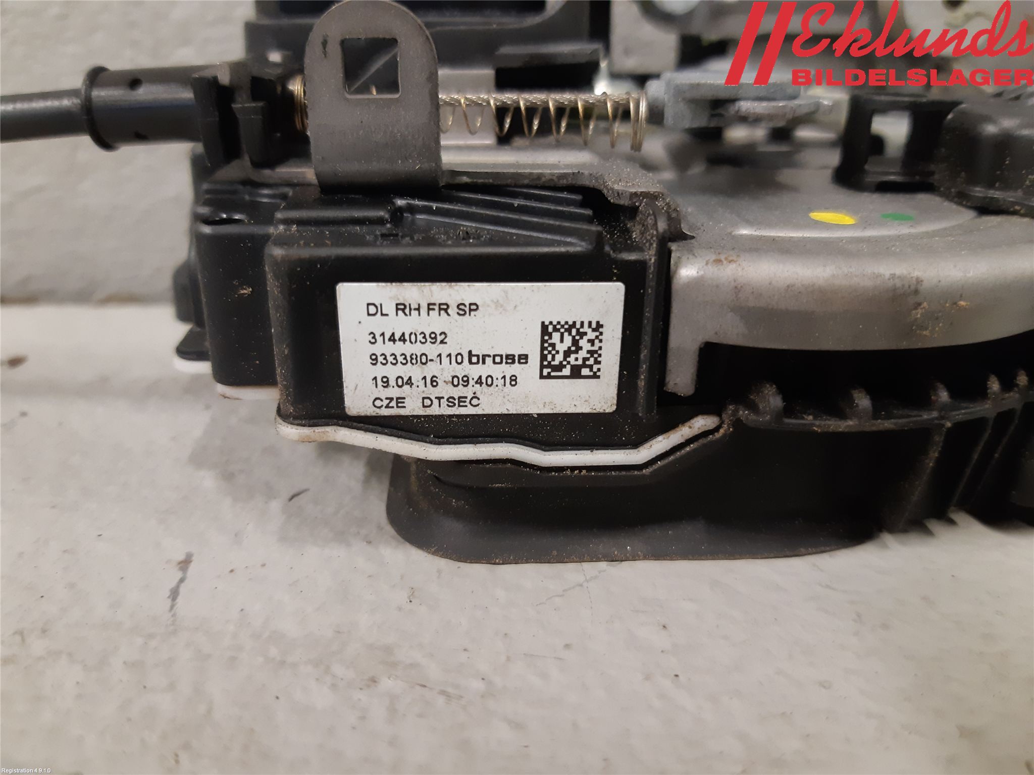 Volvo V40 12-19 Låskista-Dörrlås