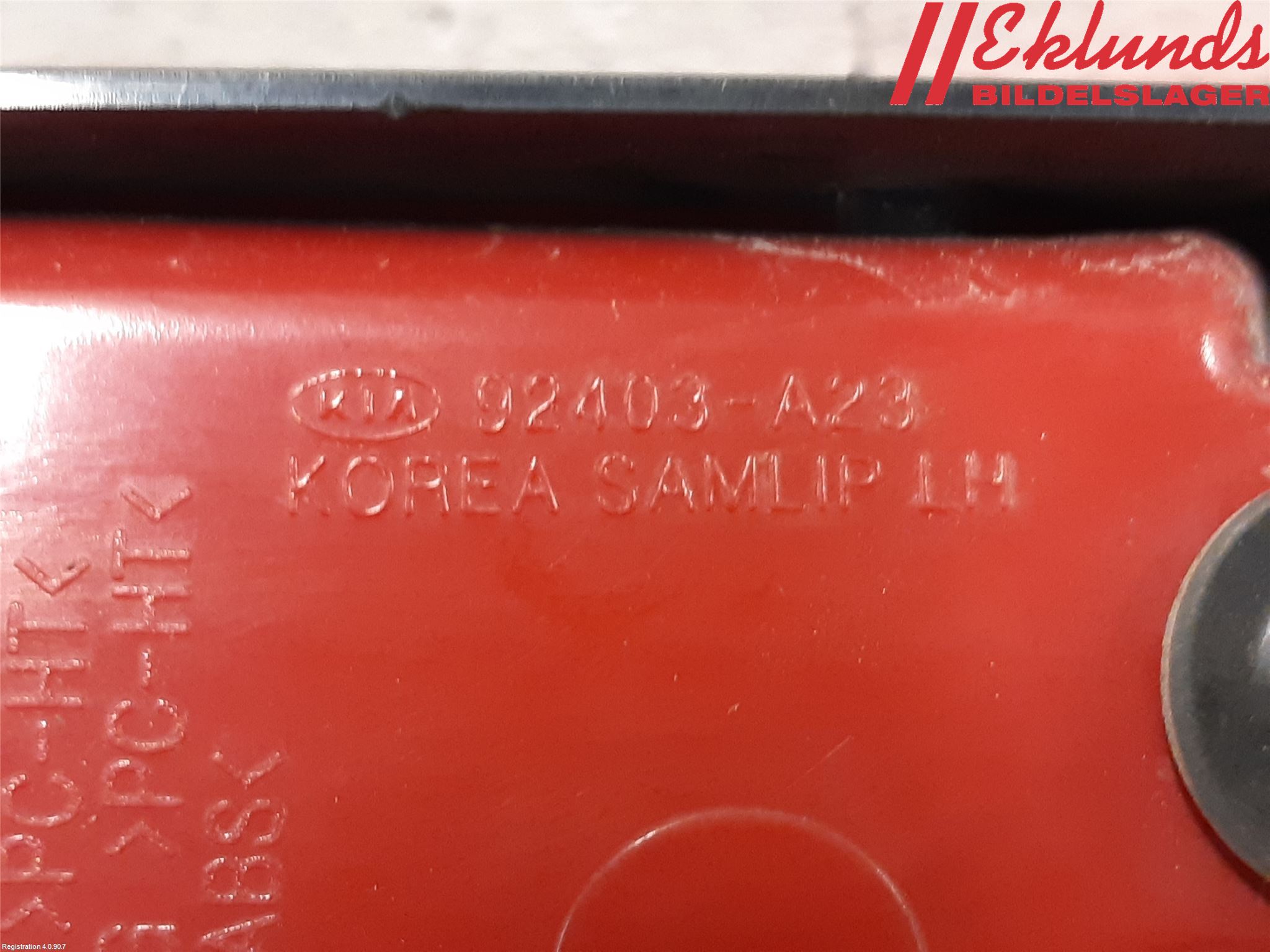 Kia CEED 12-18 Bakljus Lucka Vä