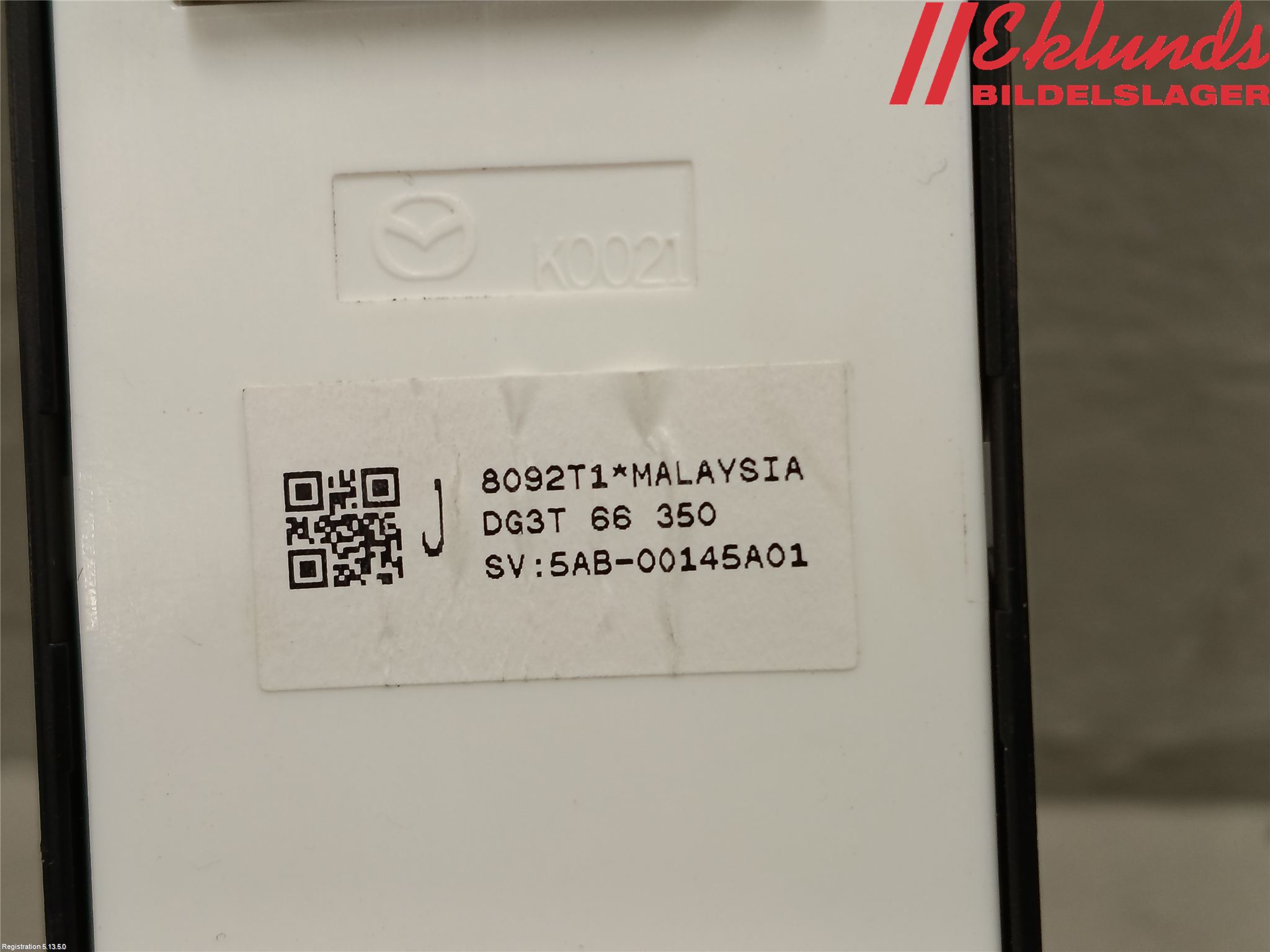 Mazda 2 (DJ) 15-22 Strömställare Elhiss