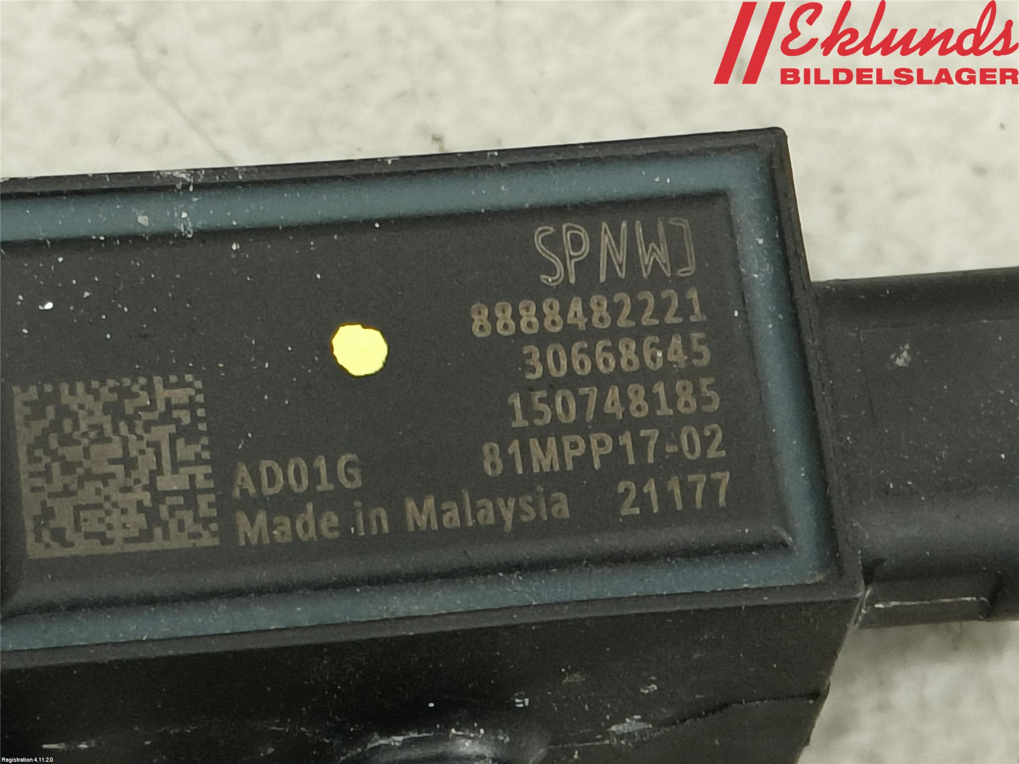 Volvo V60 19- Vakuumventil