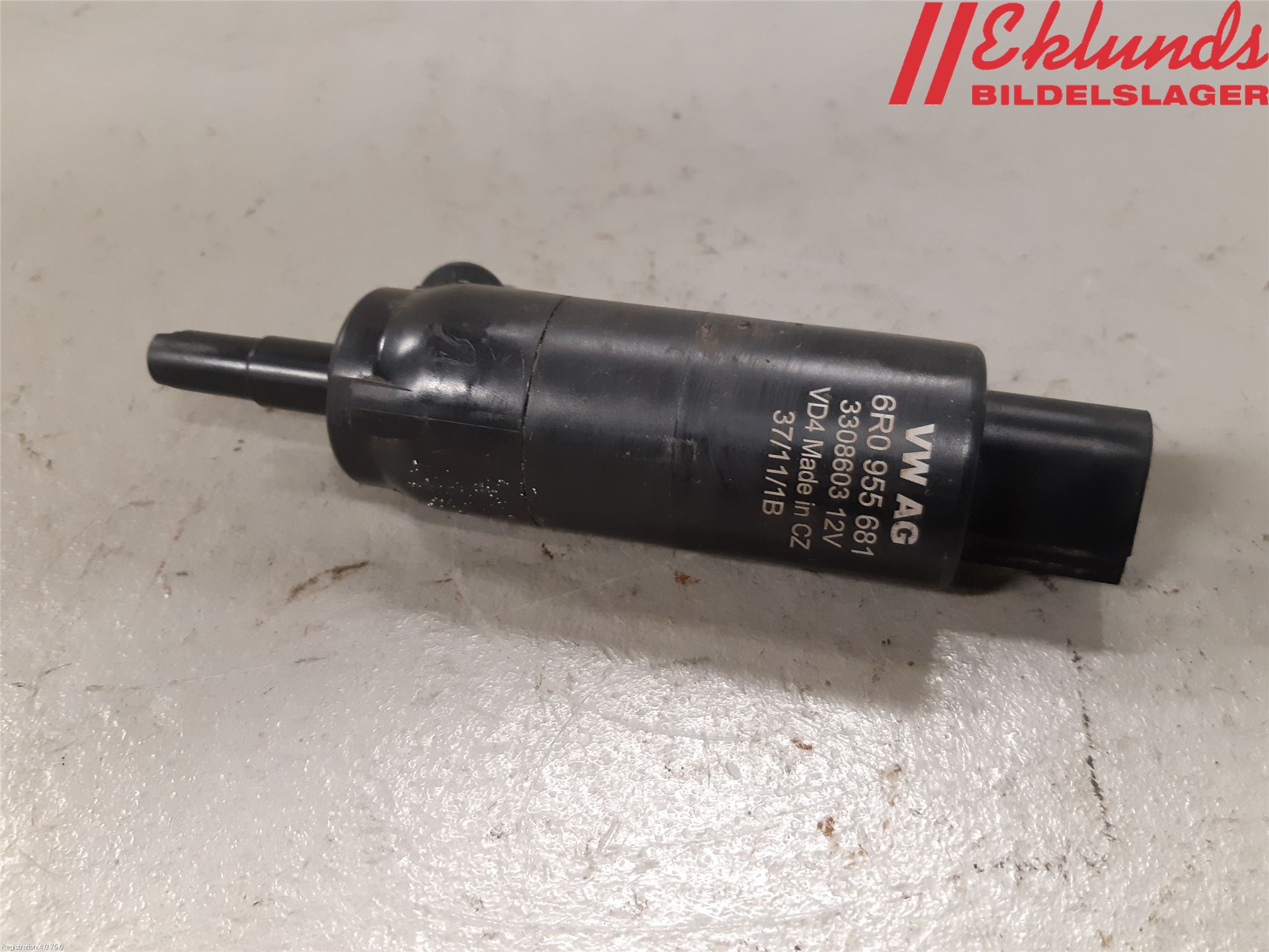 Volkswagen VW PASSAT 11-14 Spolarpump Högtryck