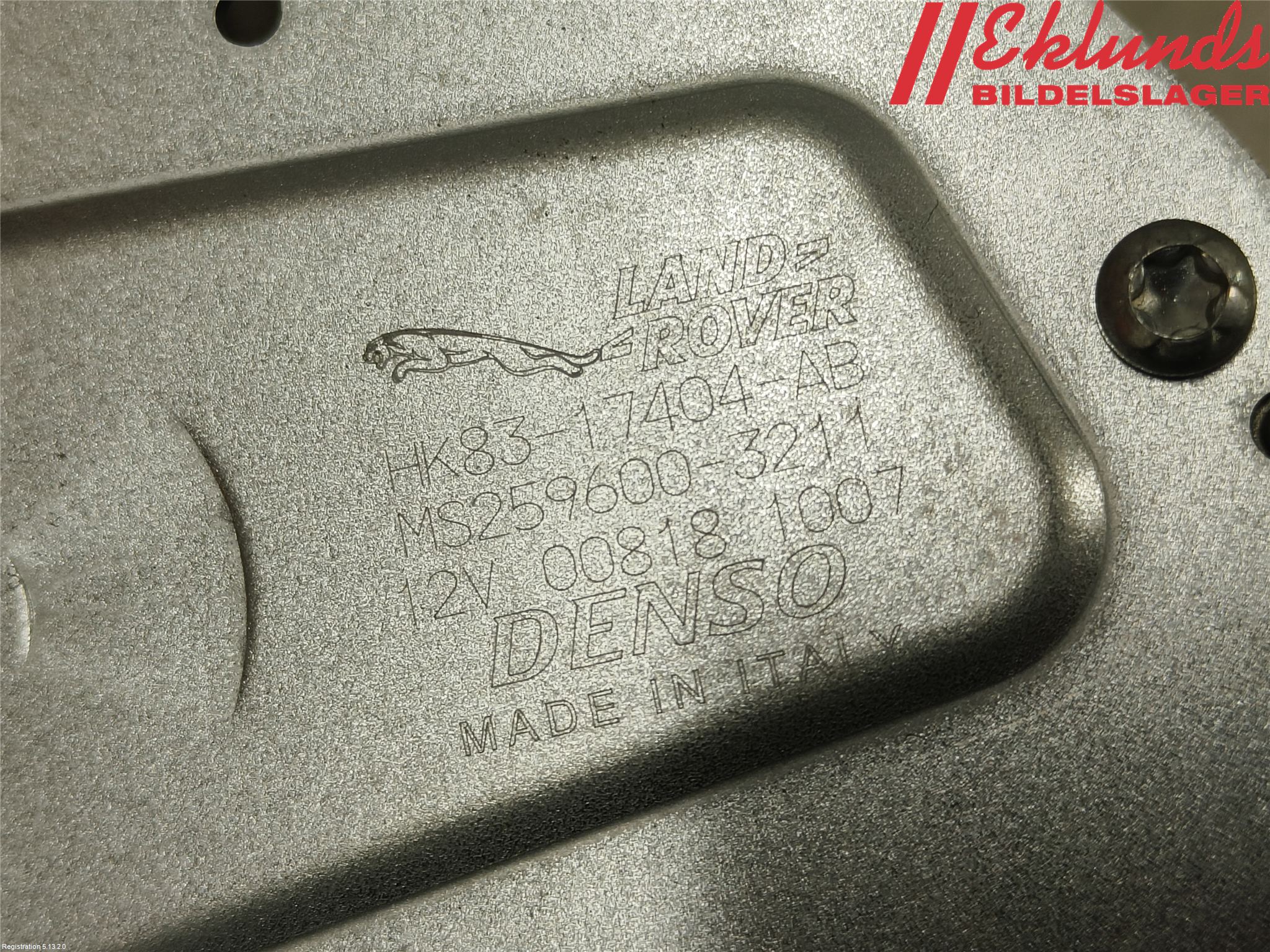 Jaguar F-PACE Torkarmotor Baklucka