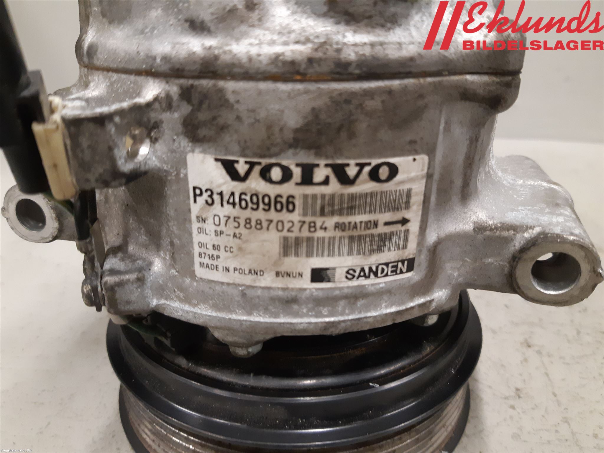 Volvo V90 17->> Ac Kompressor