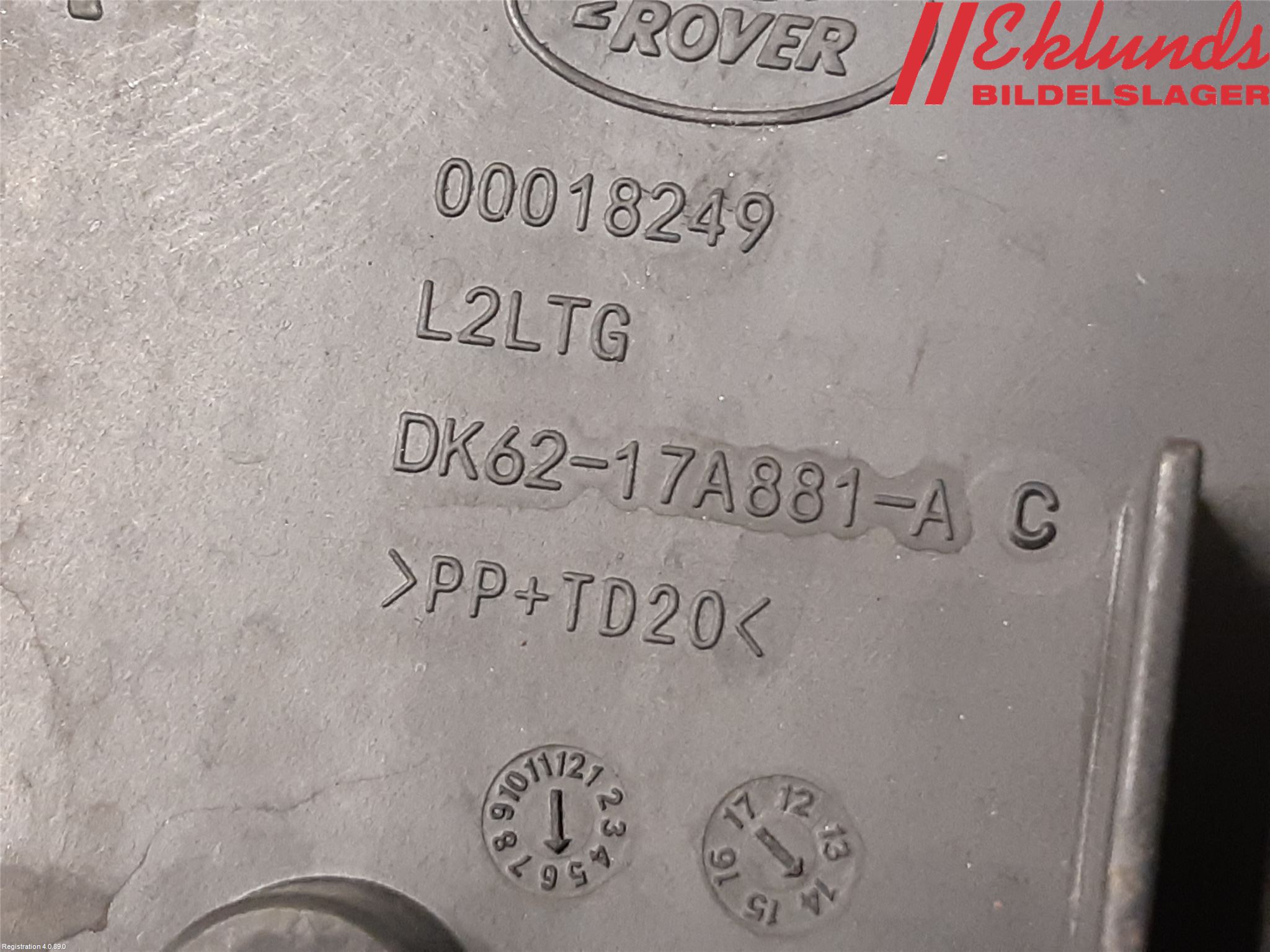 Landrover RANGE ROVER SPORT (L494) 14-22 Stötfångarfäste Bak Hö