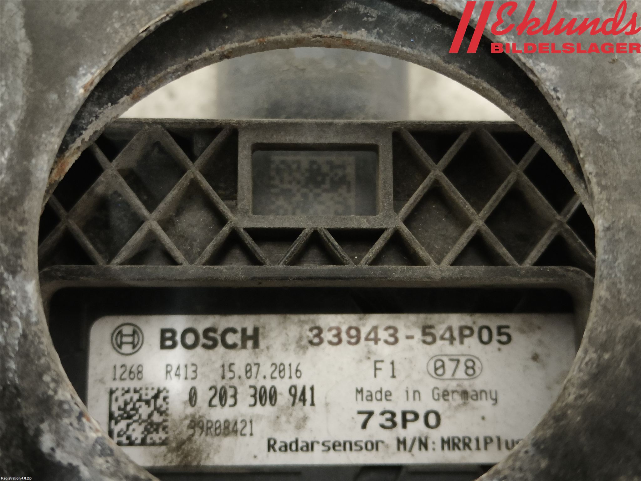 Suzuki VITARA 15- Sensor Aktivt Kollisionsskydd