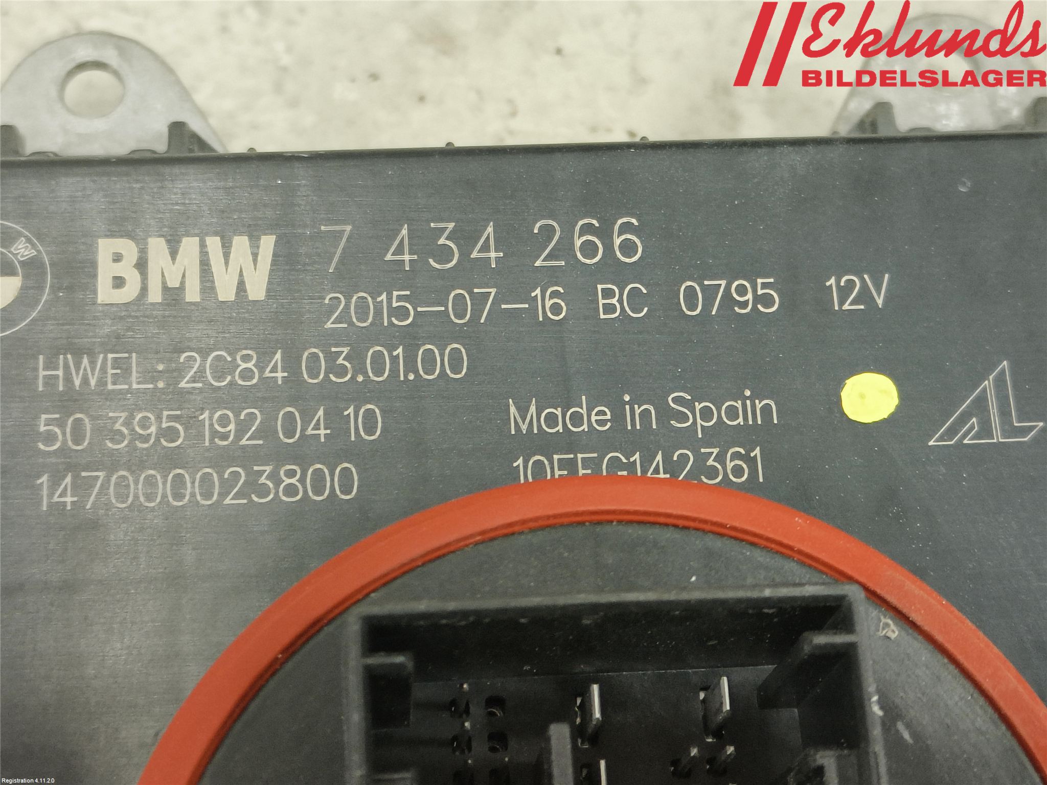 BMW 1 F20/F21 11-19 Styrenhet Strålkastare
