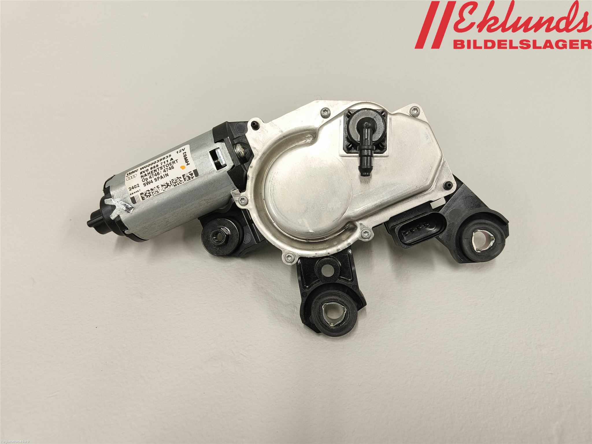 Audi A3/S3 8V 13-20 Torkarmotor Baklucka