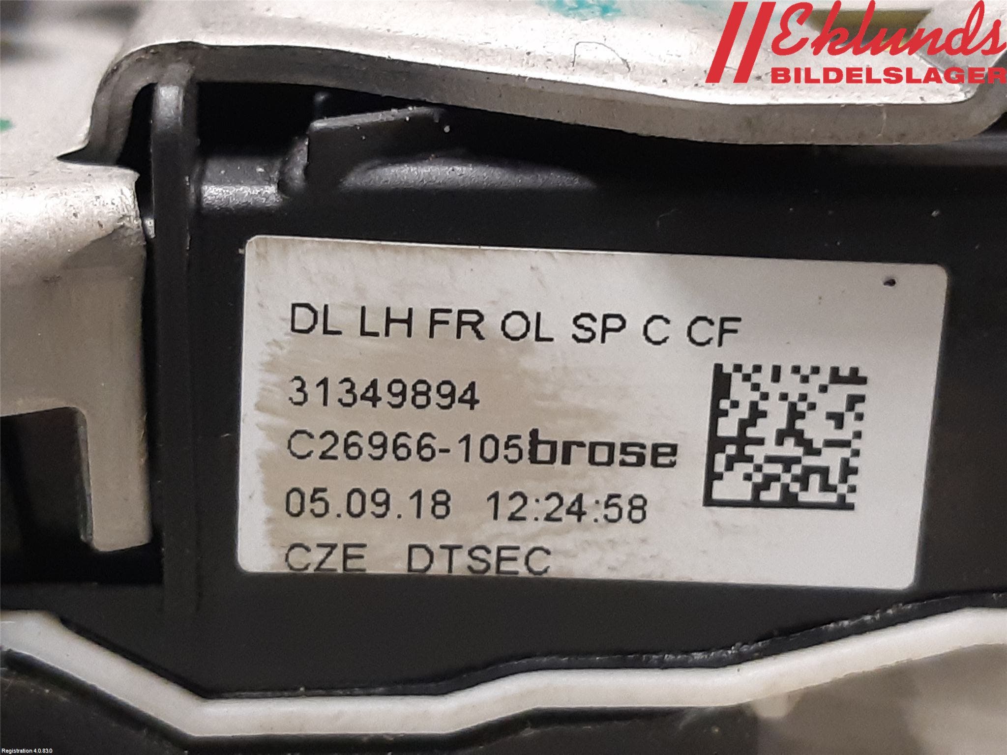 Volvo V90 17->> Låskista-Dörrlås