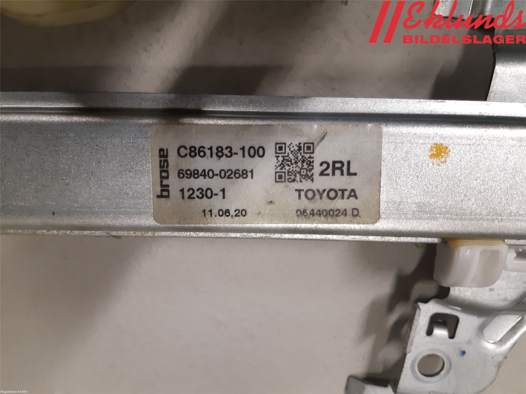 Toyota COROLLA 19- Fönsterhiss El Kompl