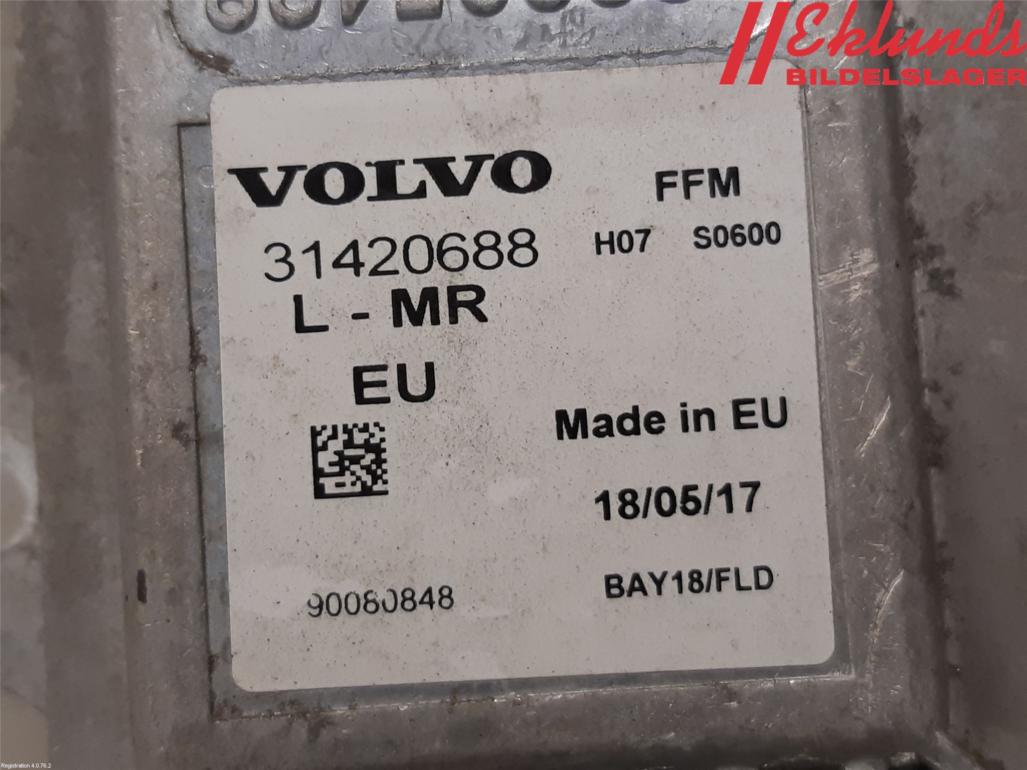 Volvo V90 17->> Styrenhet Strålkastare