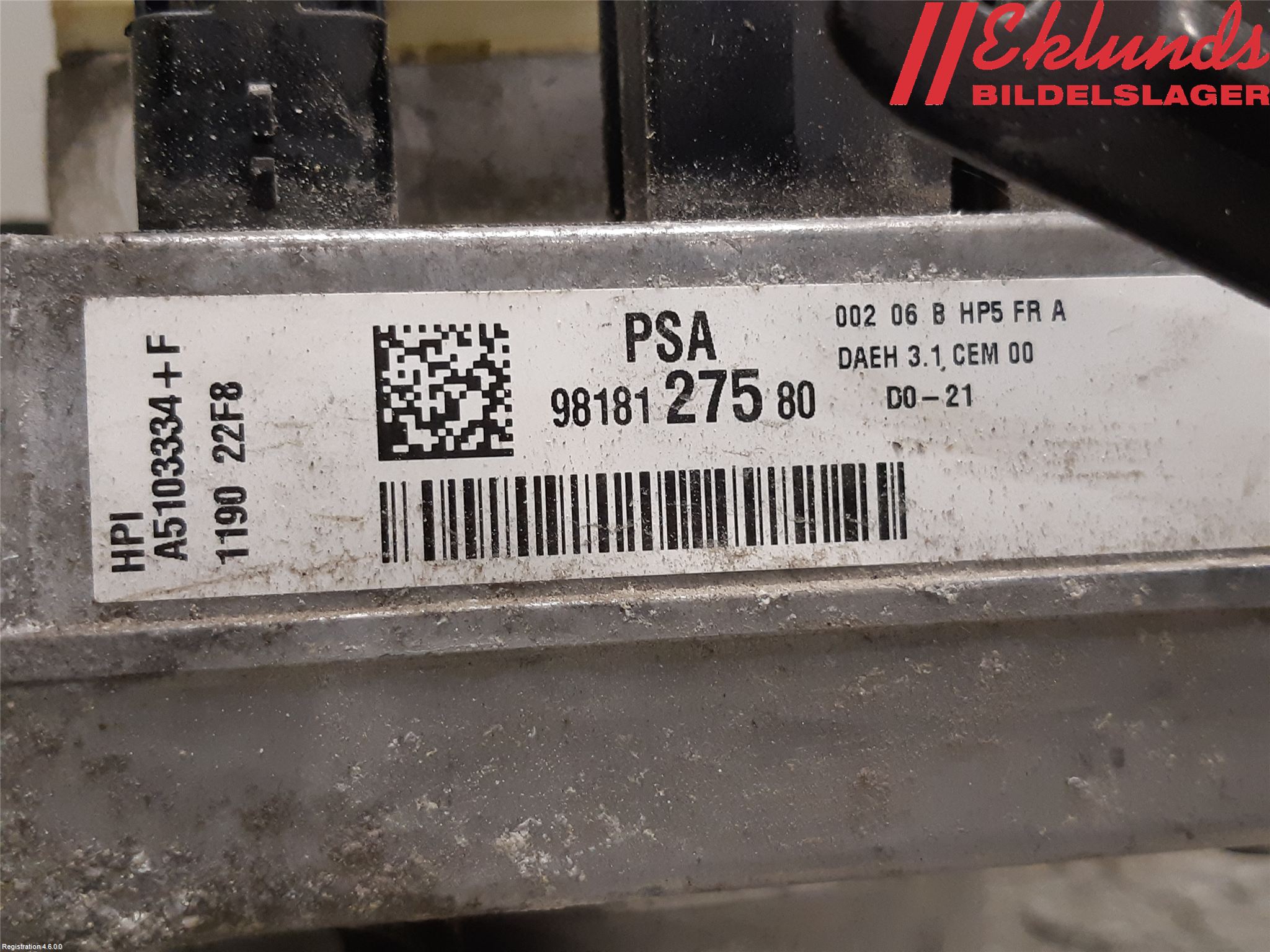 Peugeot EXPERT/E-EXPERT 17- Styrservo Pump Elektrisk