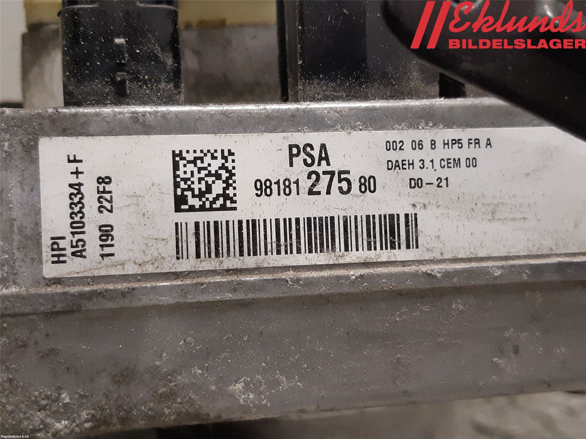 Peugeot EXPERT/E-EXPERT 17- Styrservo Pump Elektrisk
