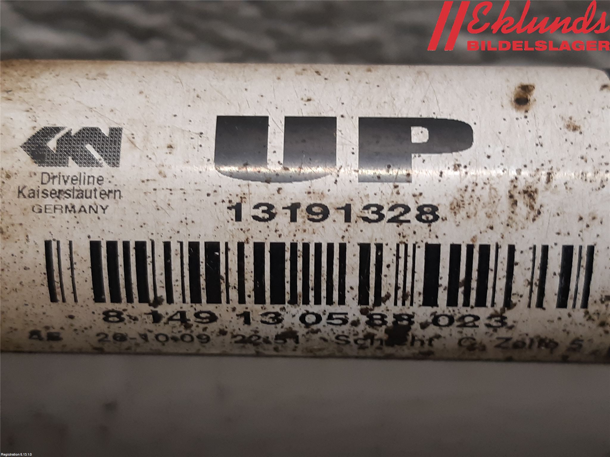 Opel ZAFIRA B 06-14 Drivaxel Fram Höger