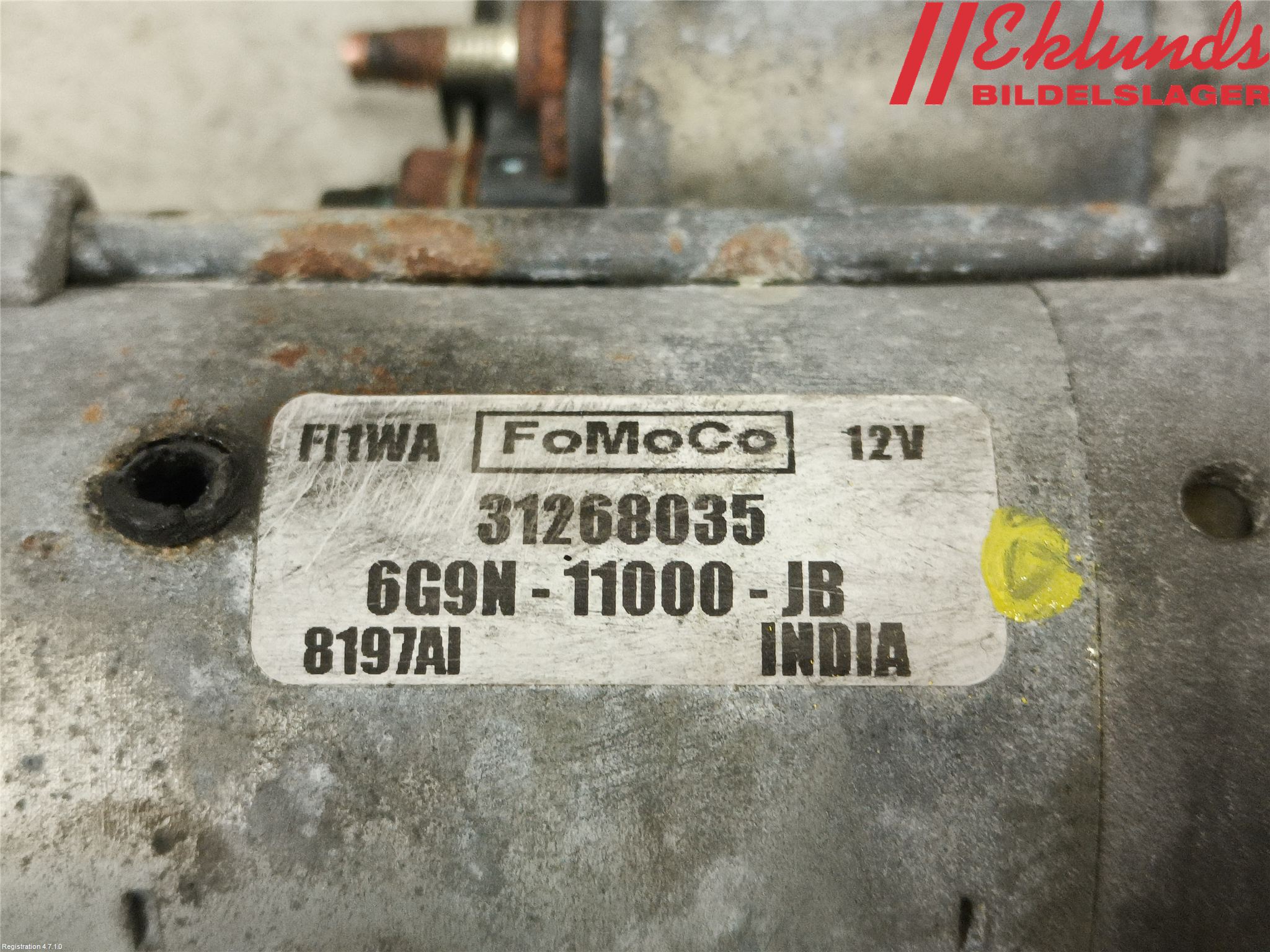 Volvo V70 08-13 Startmotor