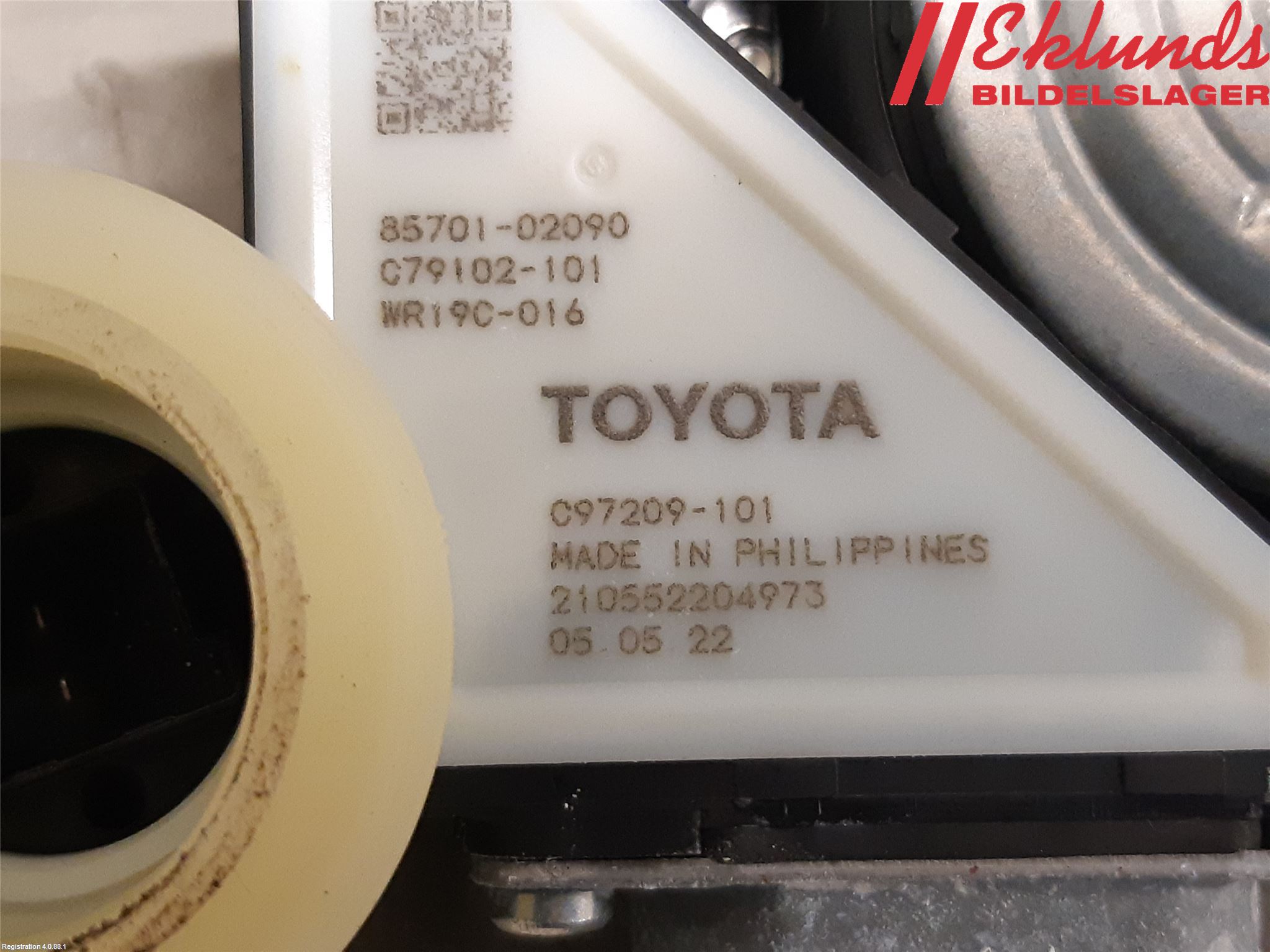 Toyota COROLLA 19- Fönsterhiss El Kompl