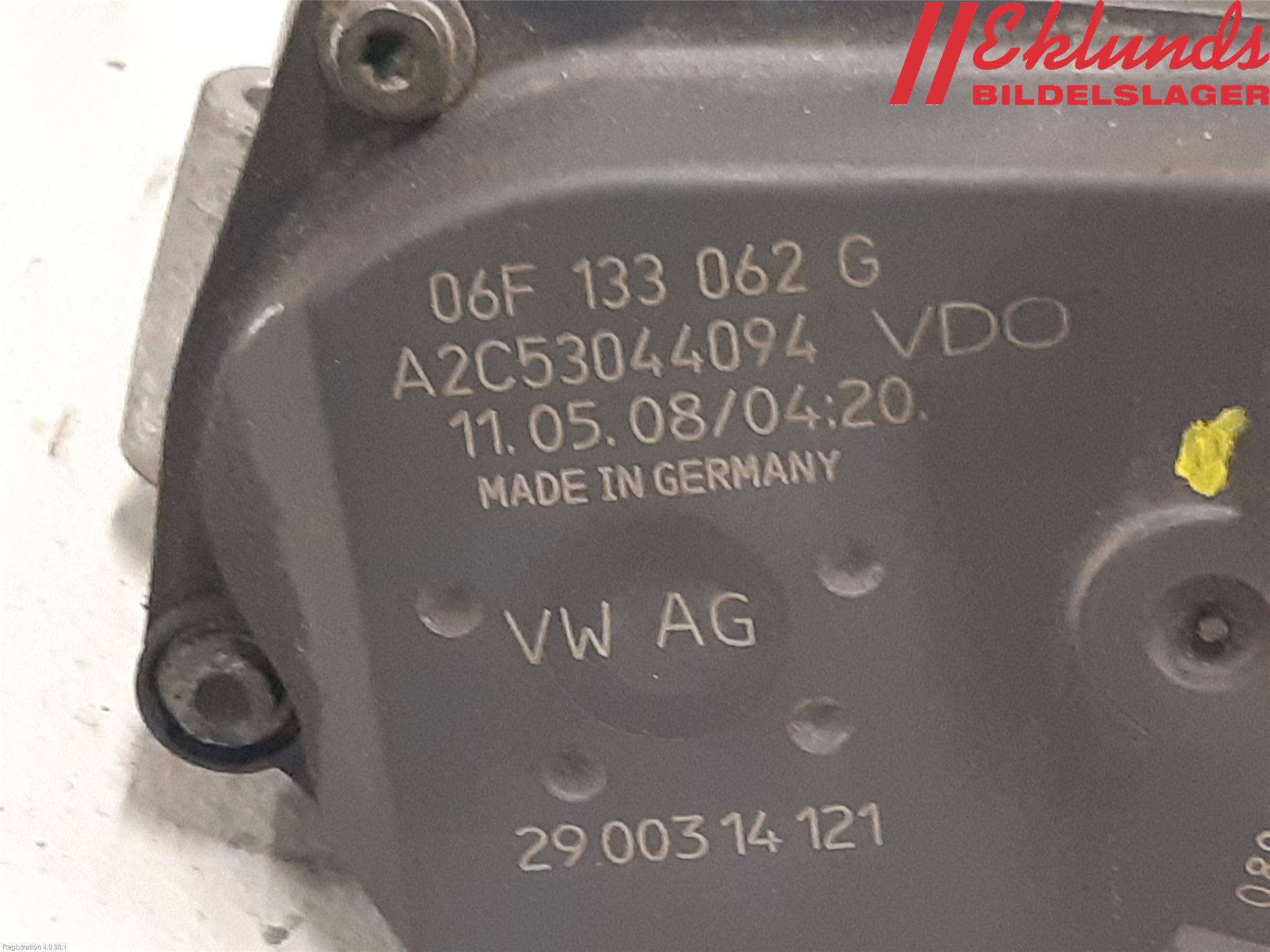 Volkswagen VW PASSAT CC 08-16 Injspjällhus