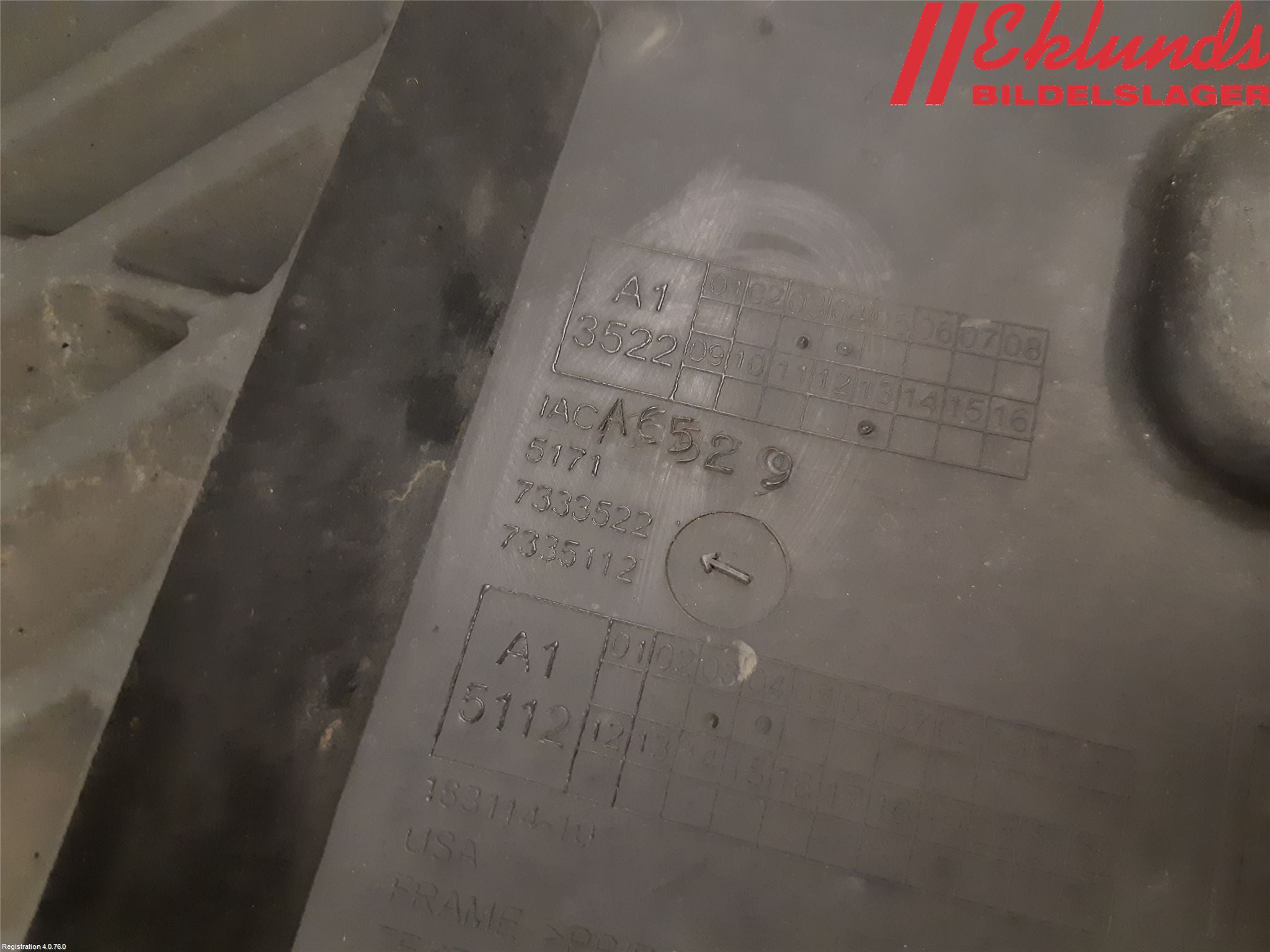 BMW X6 F16 14-19 Skärm Inner