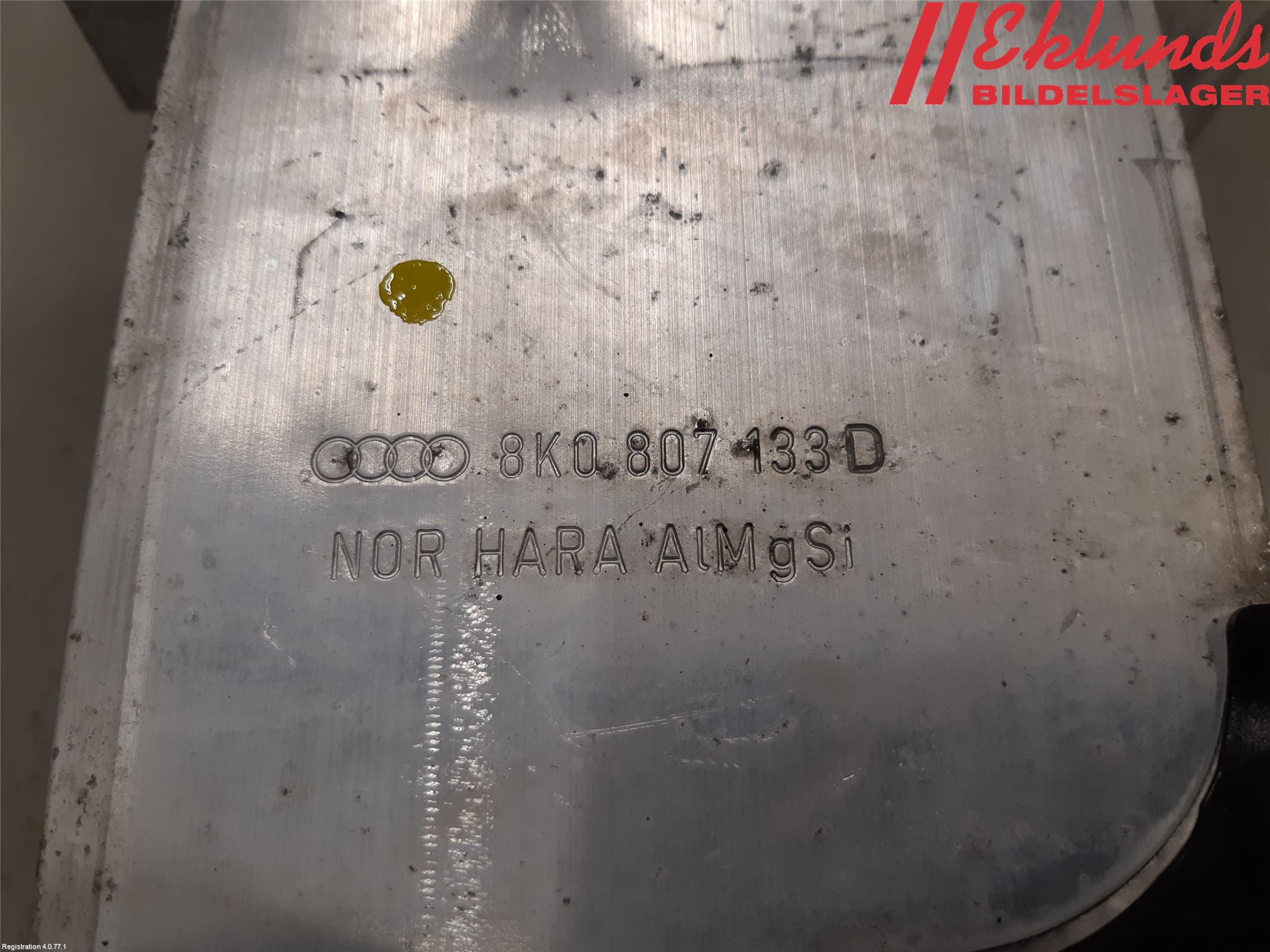 Audi A5 07-16 Stötfångarbärjärn Fram