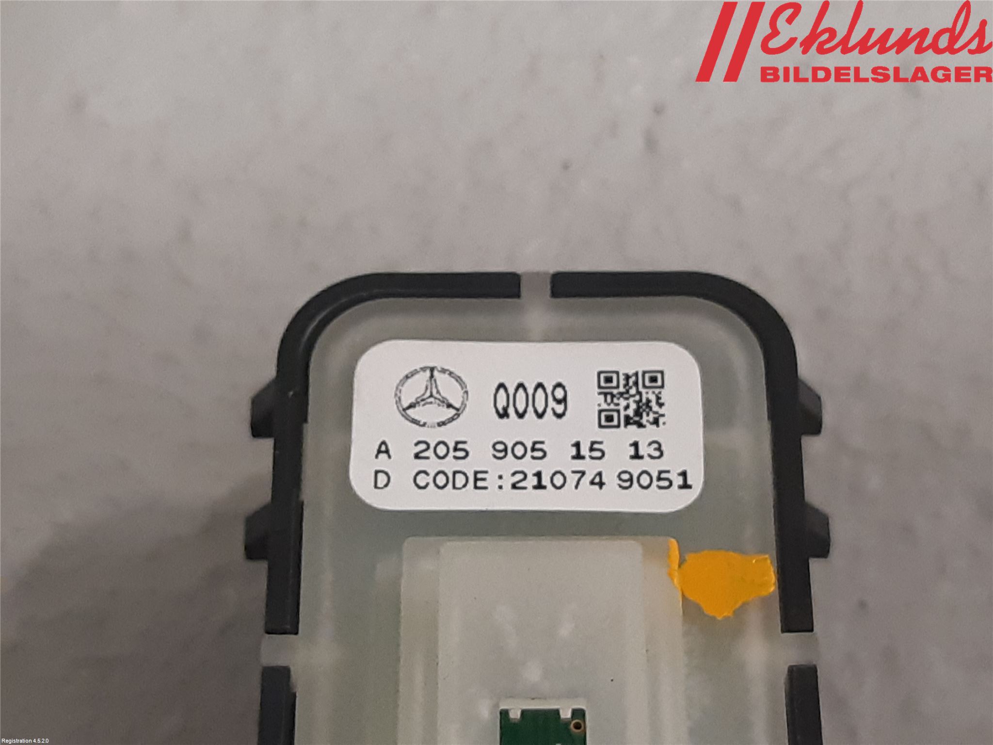 Mercedes-Benz MB VITO/V-KLASS (W640,W447,W448) 14- Strömställare Elhiss