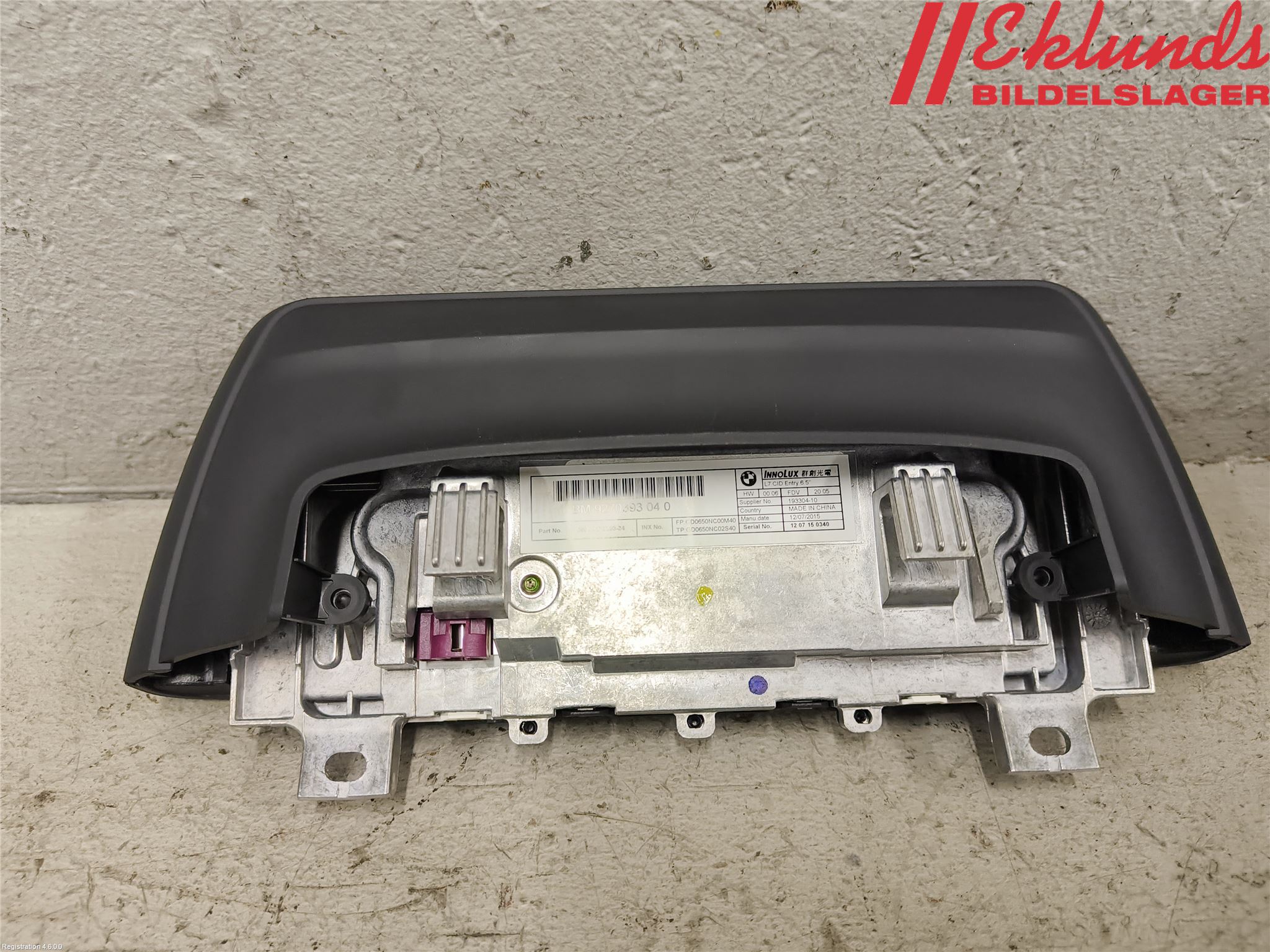 BMW 3 F30/F31/F80 12-19 Cd Radio - Multimediapanel