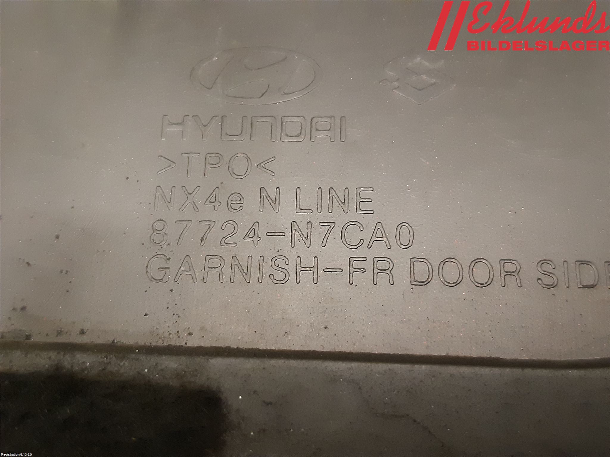 Hyundai TUCSON 05- Dörr Dekorlist Fram Hö