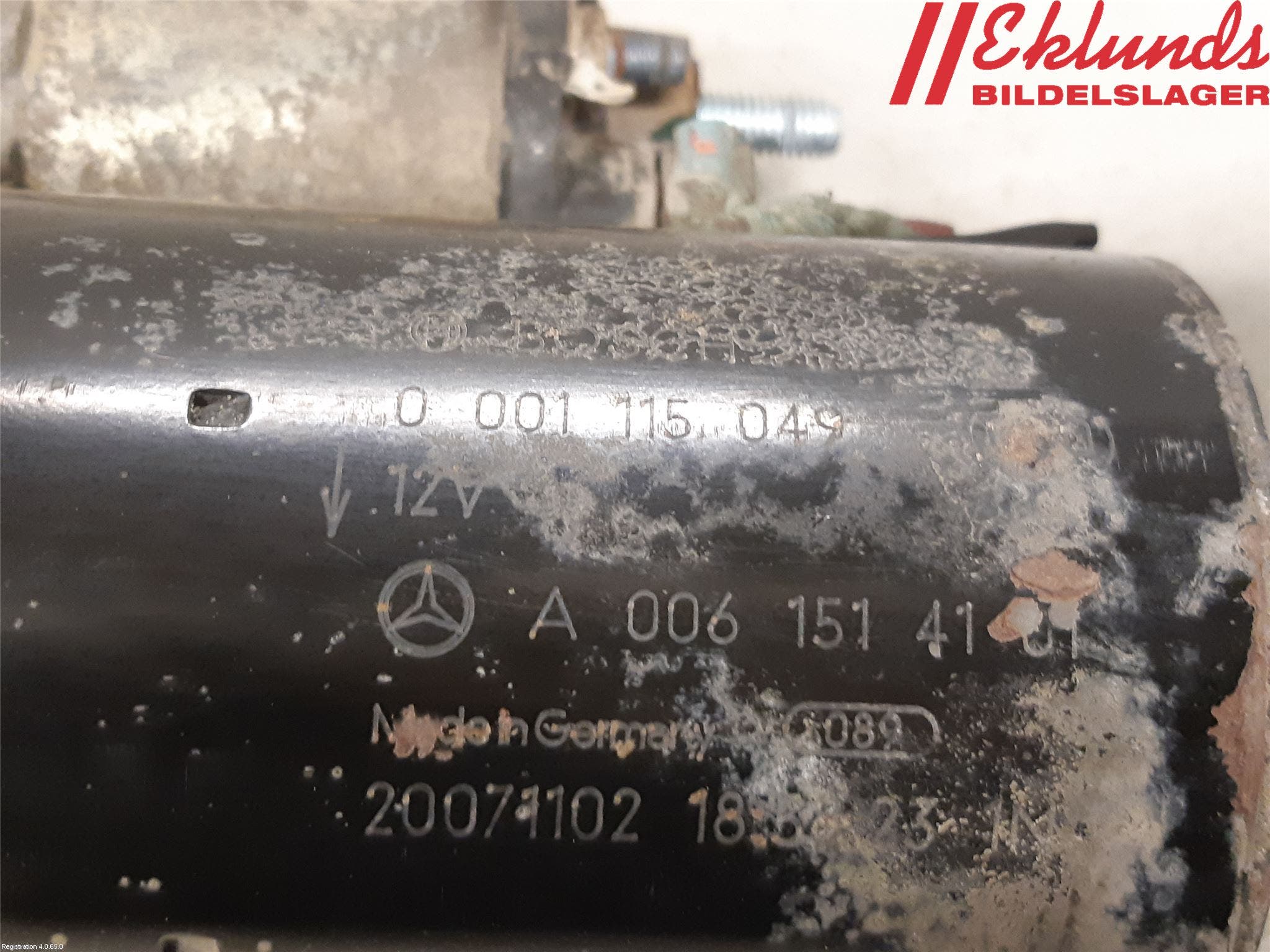 Mercedes-Benz MB VITO/VIANO (W639) 04-14 Startmotor Diesel