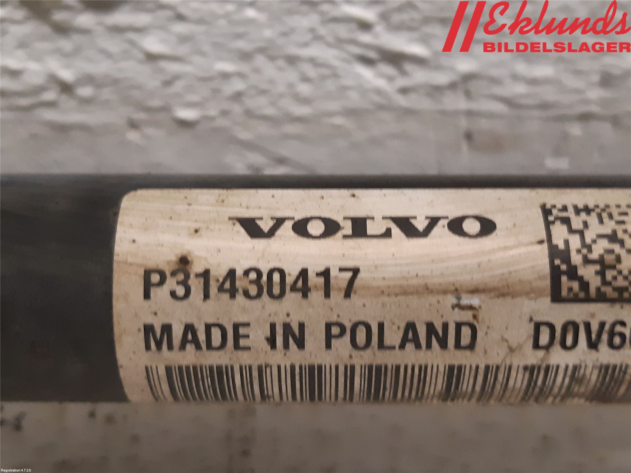 Volvo V90 CROSS COUNTRY 17->> Drivaxel Bak Vänster