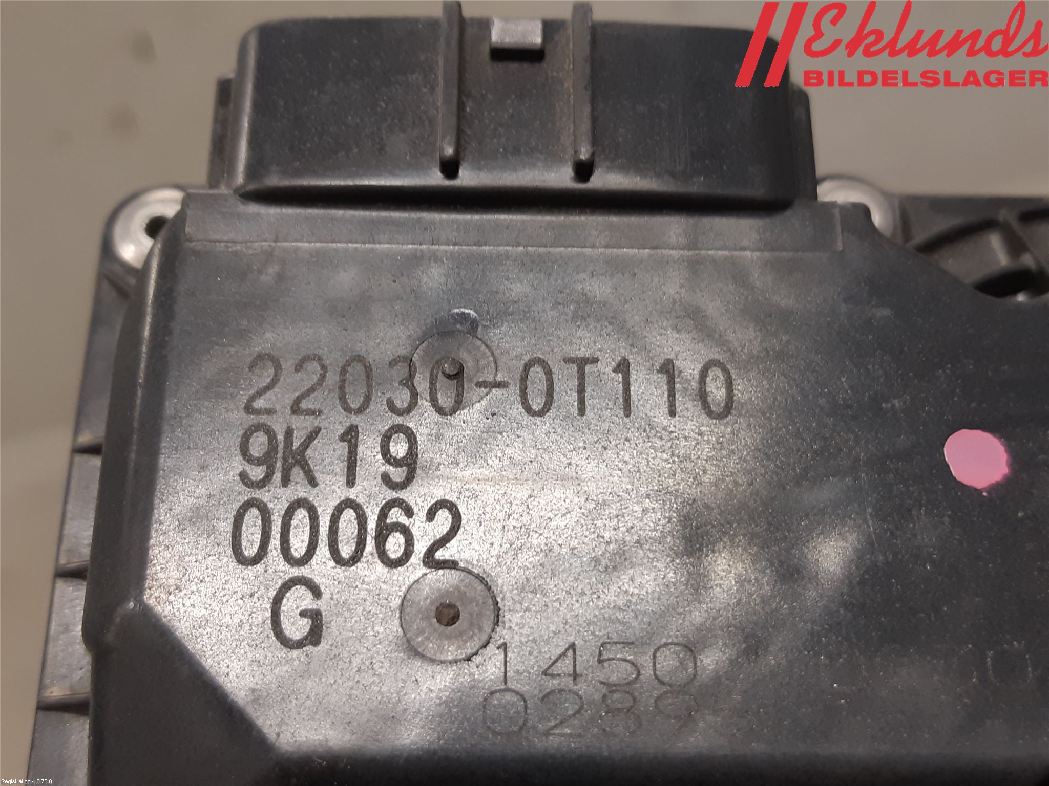 Toyota COROLLA 19- Injspjällhus