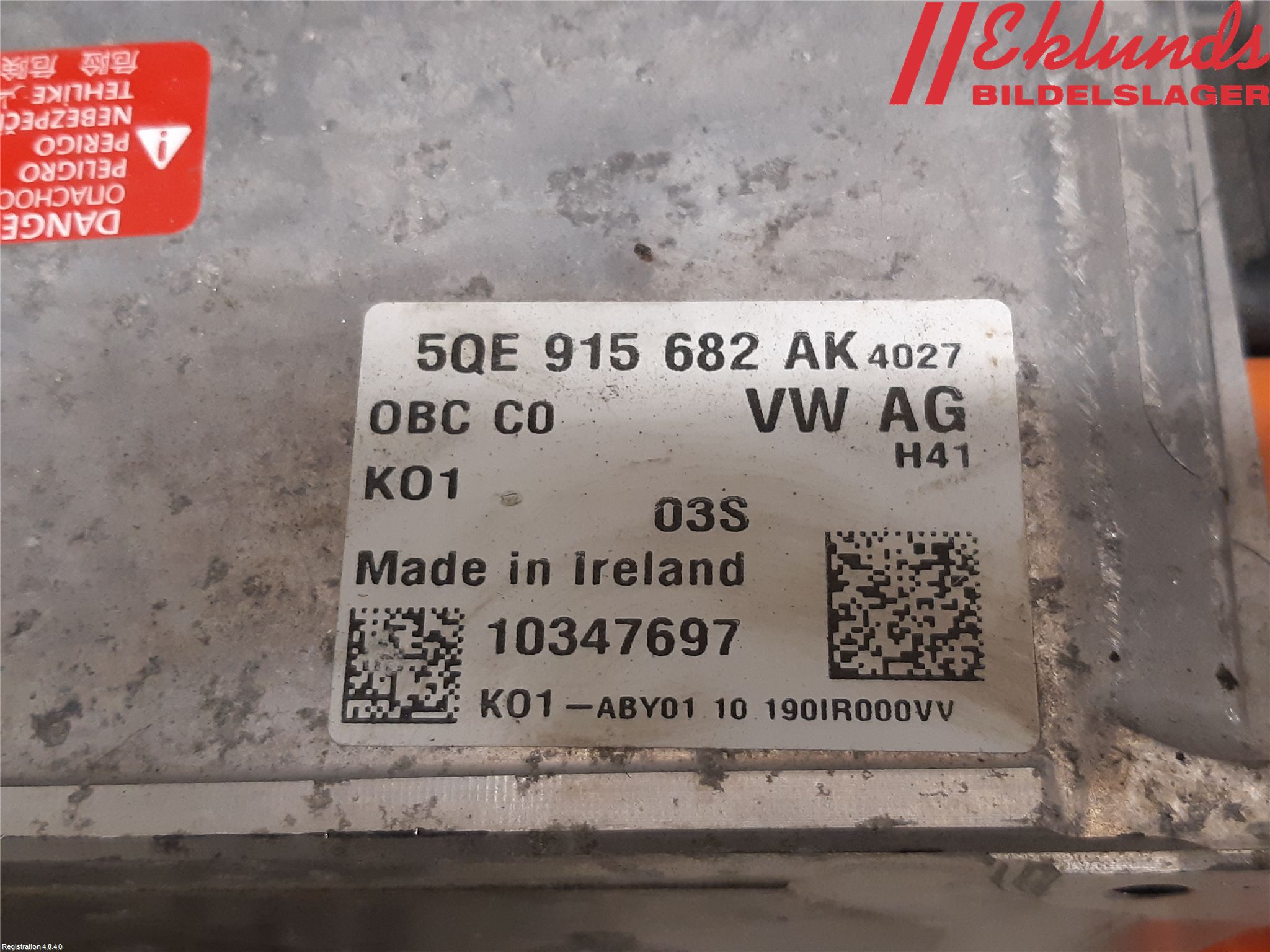 Volkswagen VW PASSAT 20-24 Batteriladdare Högspänning