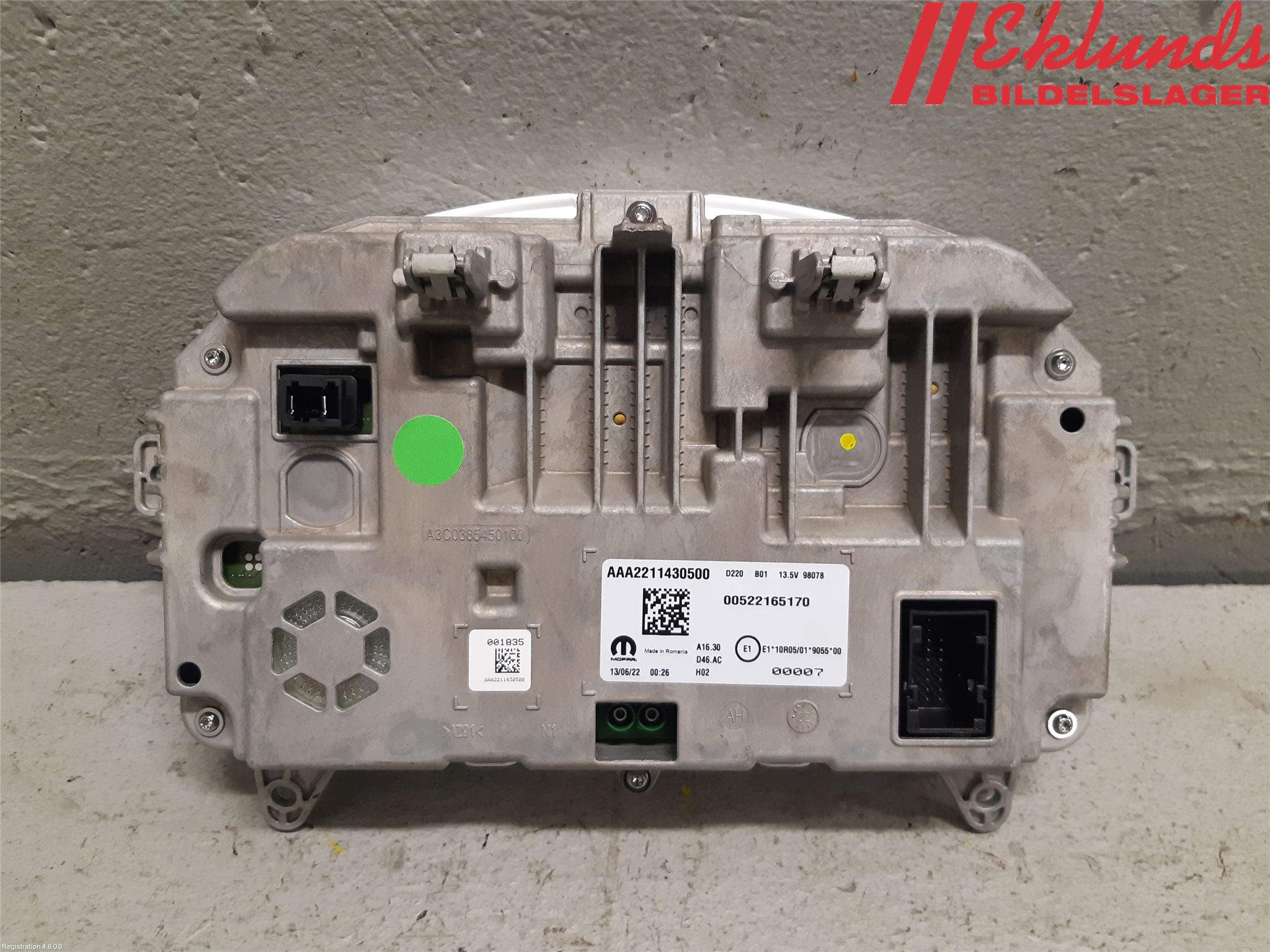 Fiat 500e 20- Instrument Komb