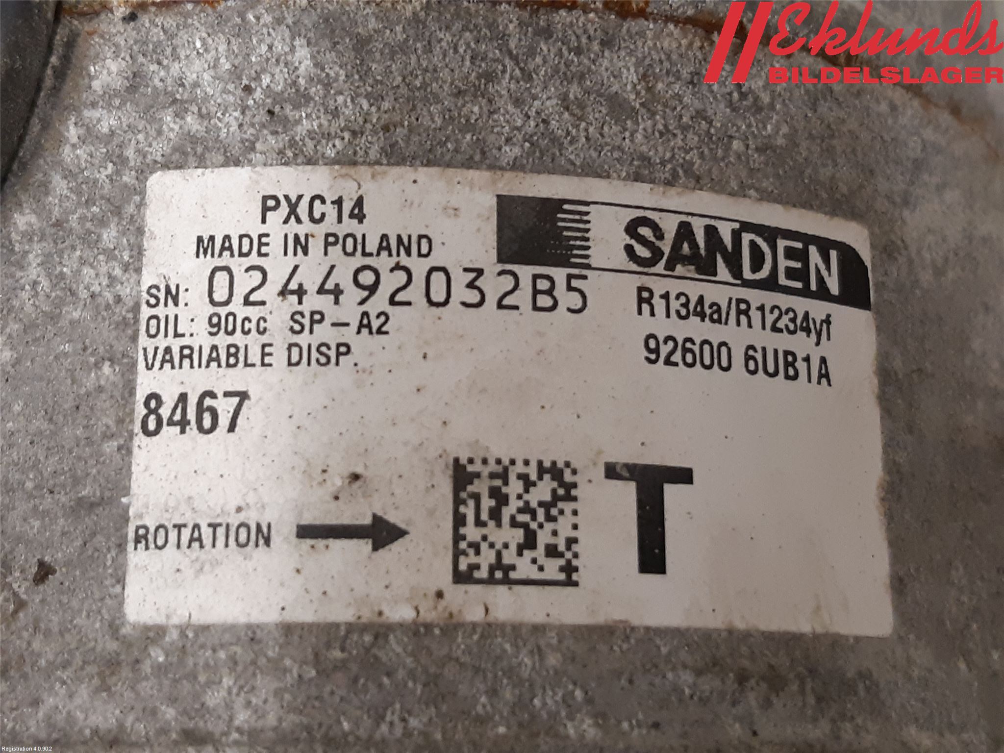 Nissan TOWNSTAR 22- Ac Kompressor