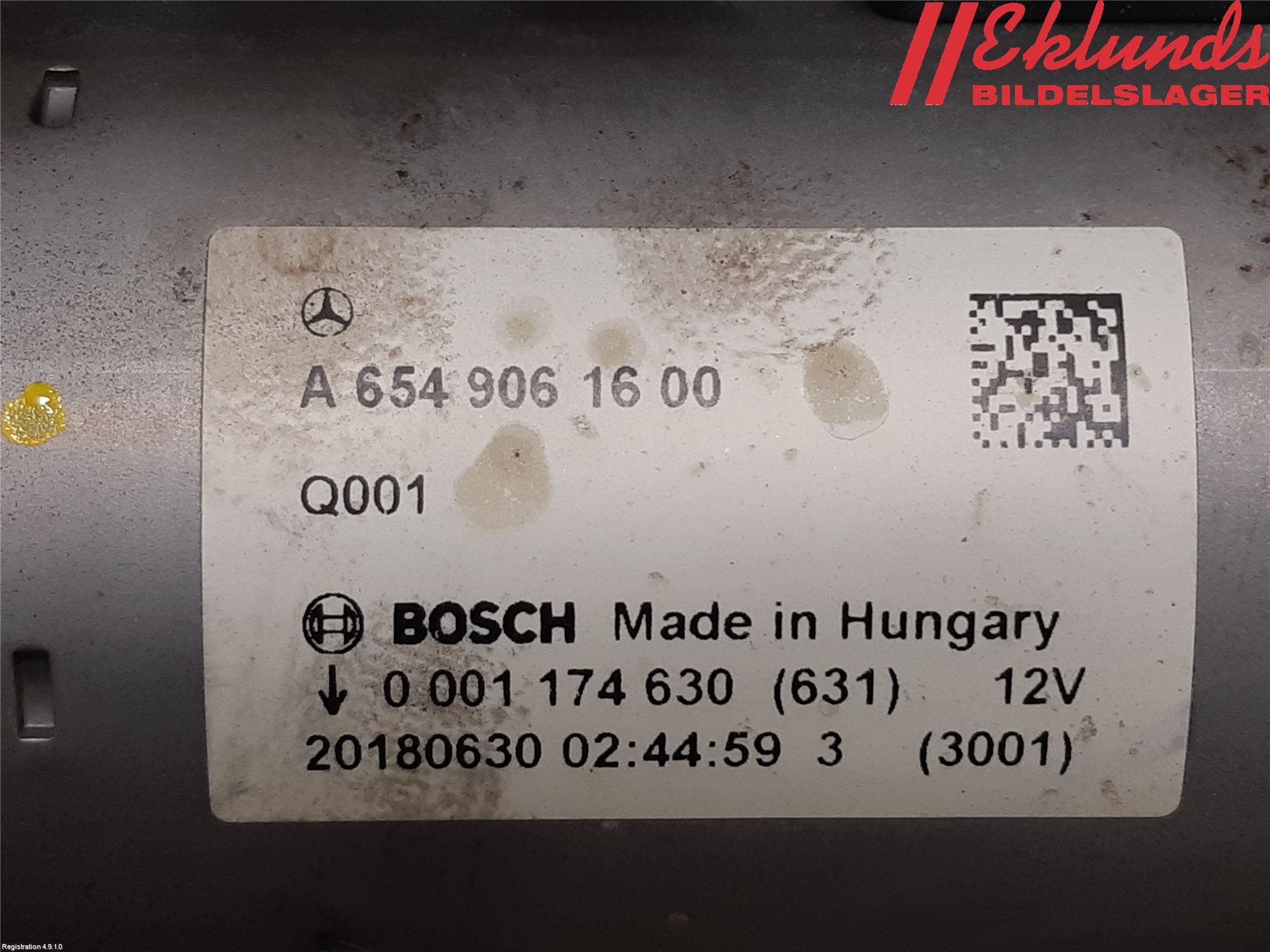 Mercedes-Benz MB E-KLASS (W213) 16-23 Startmotor Diesel