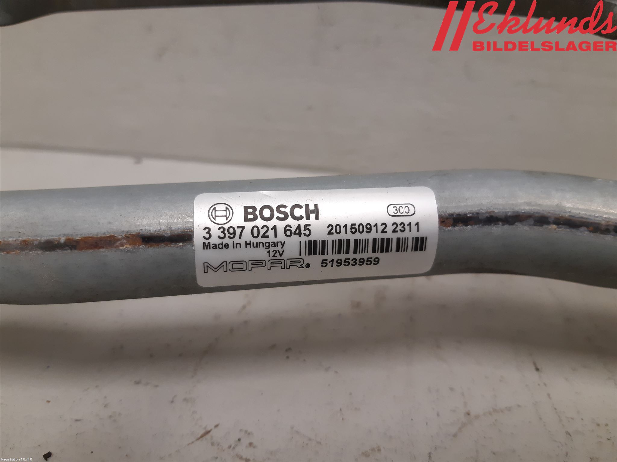 Jeep RENEGADE Torkarmekanism Vindruta