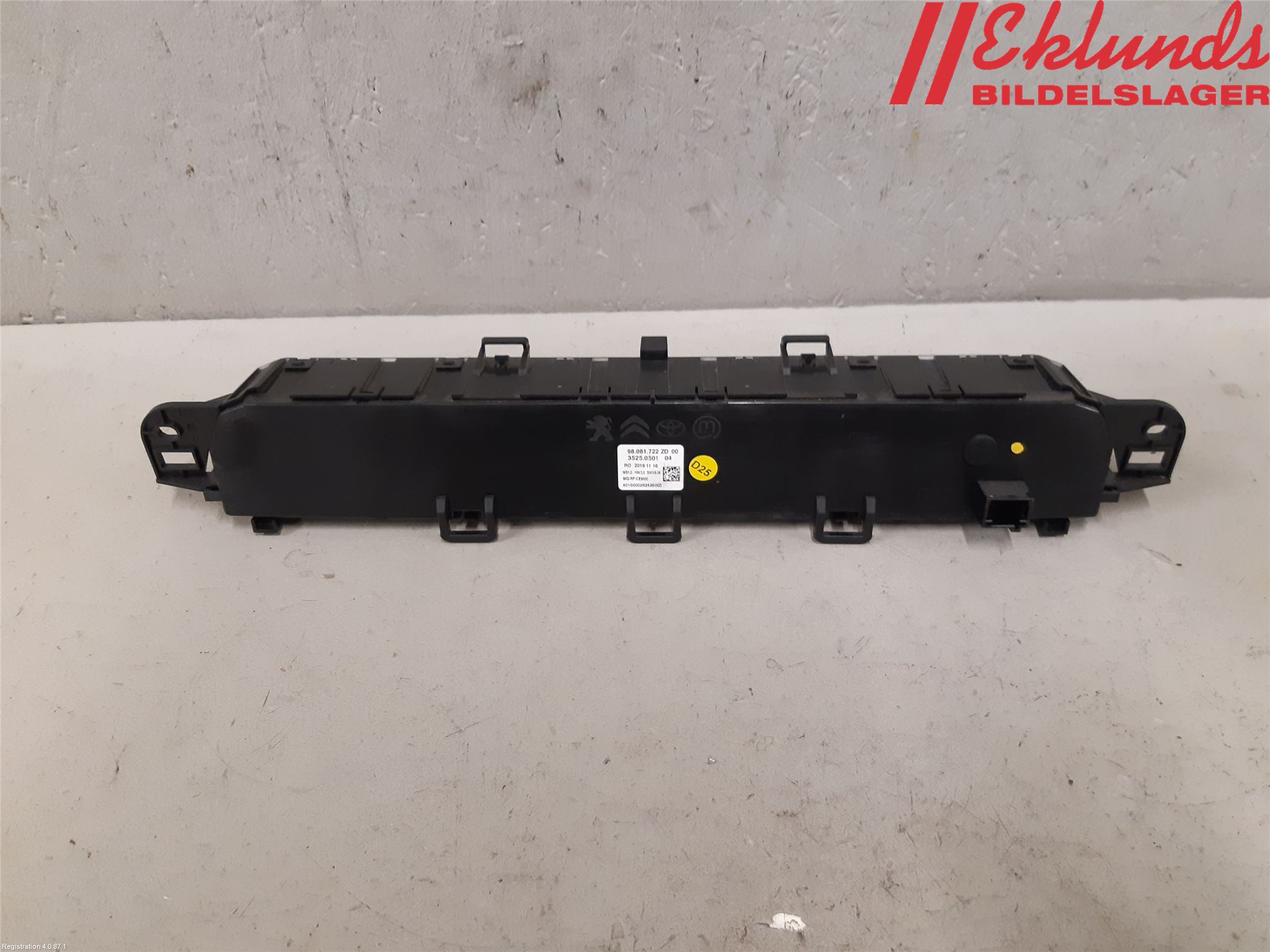 Citroen JUMPY/E-JUMPY 16- Ac Styrenhet Ac Manöveren