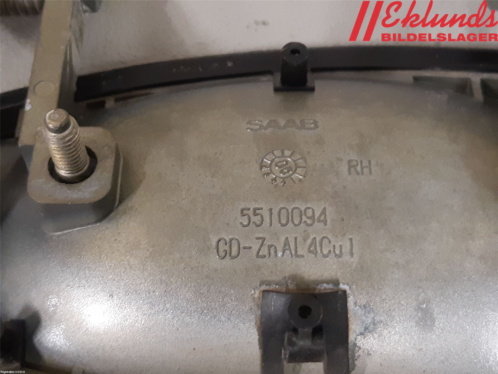 Saab 9-5     06-10 Dörrhandtag Yttre Hö