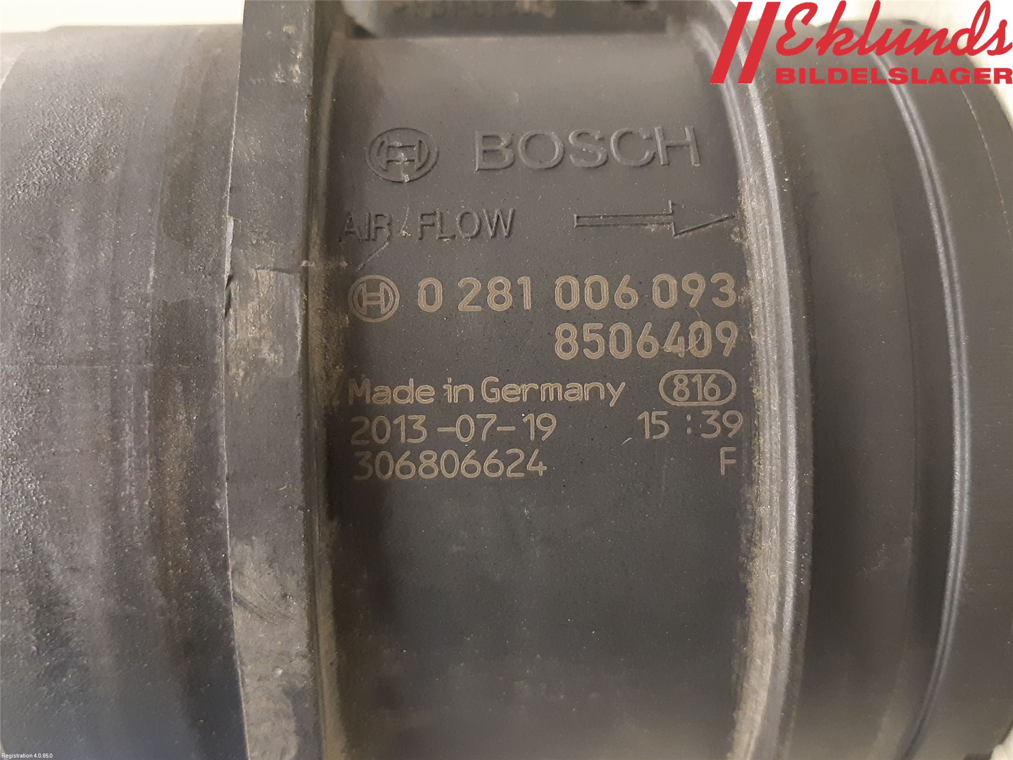 BMW X1 E84 10-15 Injluftmassamätare