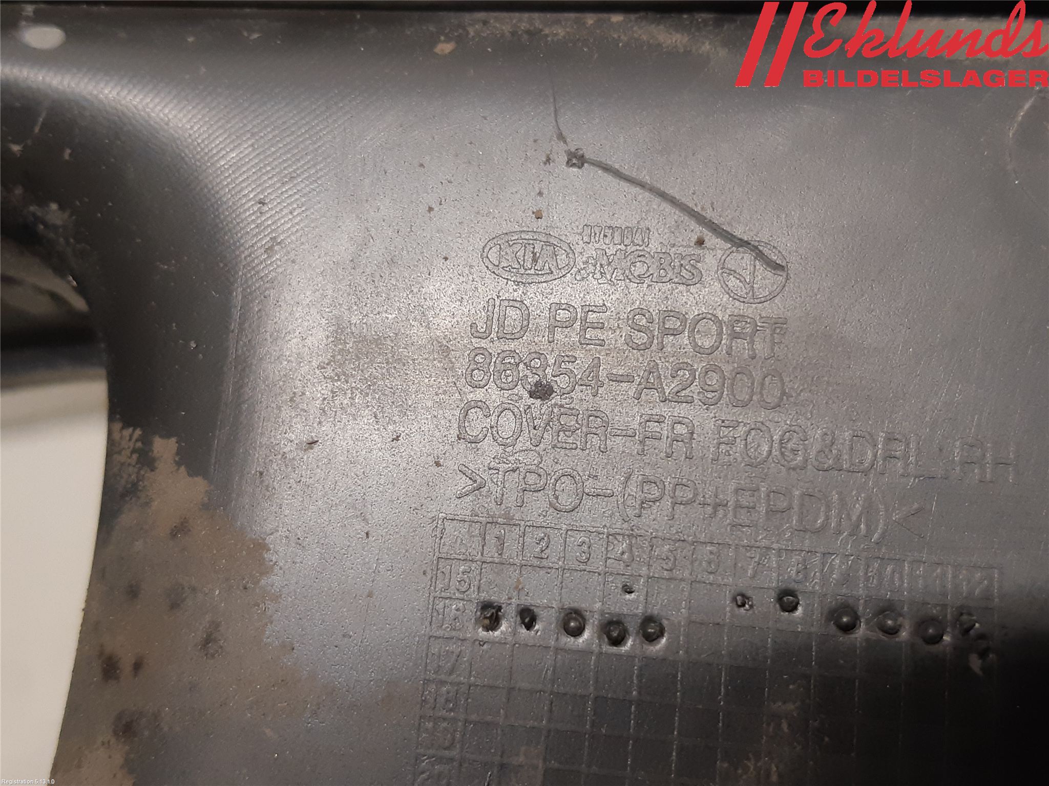 Kia CEED 12-18 Dimljussarg Fram