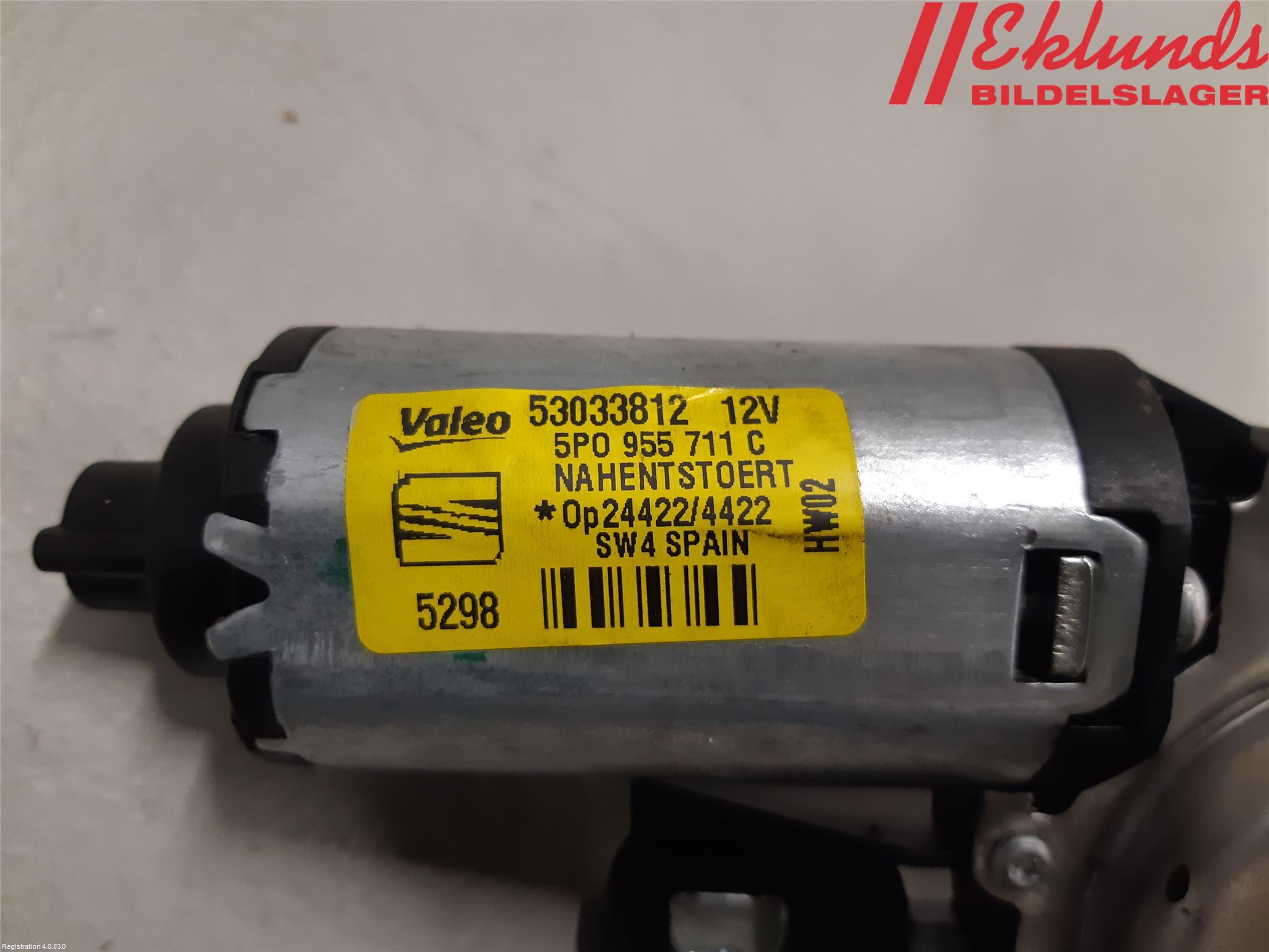 Seat LEON 06-12 Torkarmotor Vindruta