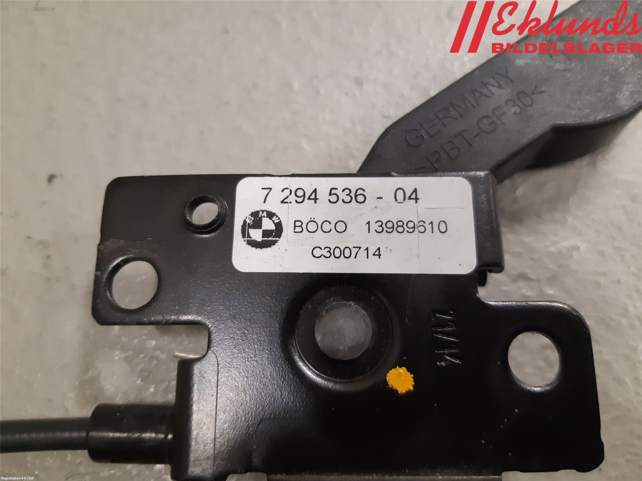 BMW X5 F15 13-18 Huvlås Wire-Spak