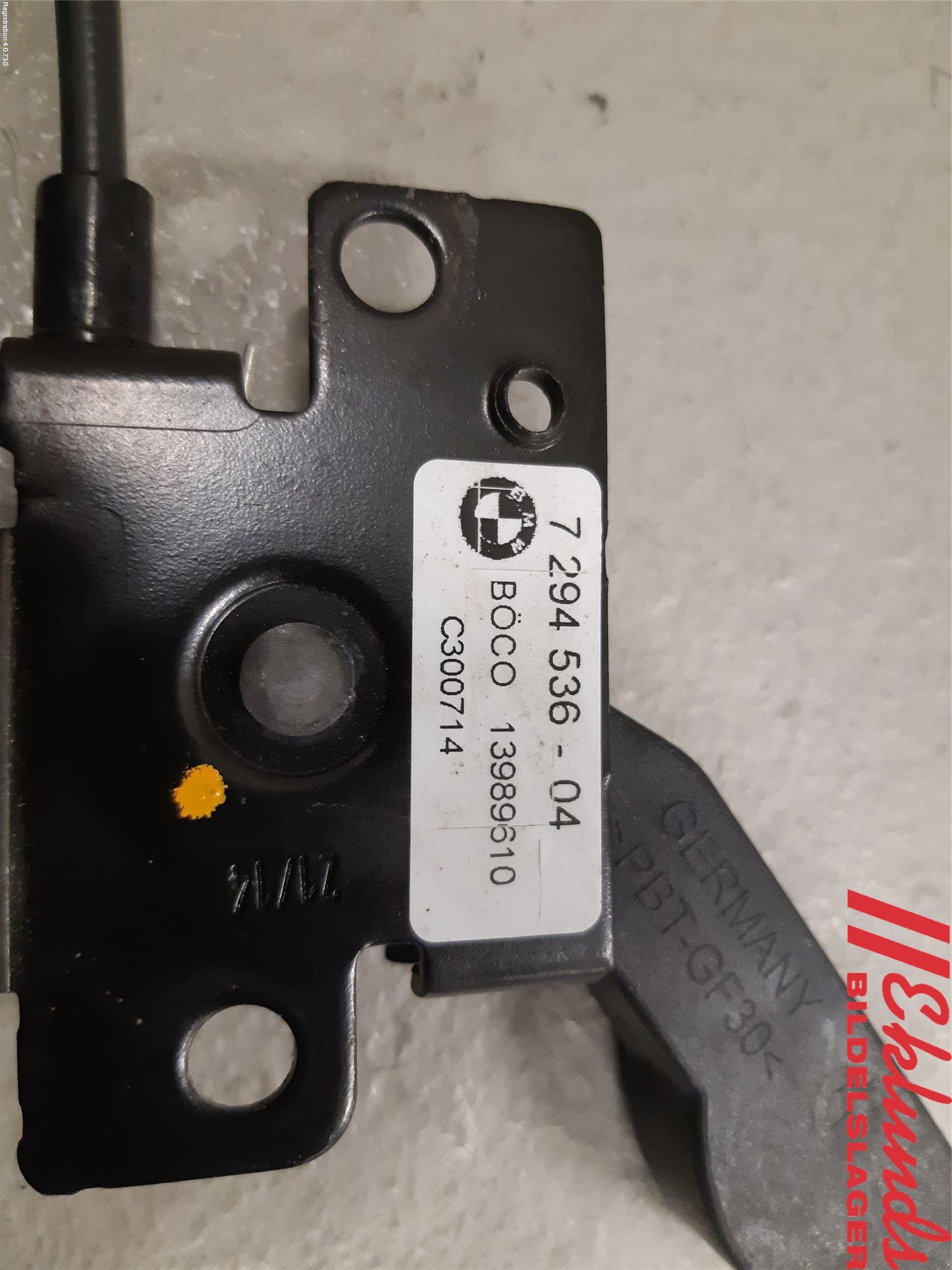 BMW X5 F15 13-18 Huvlås Wire-Spak