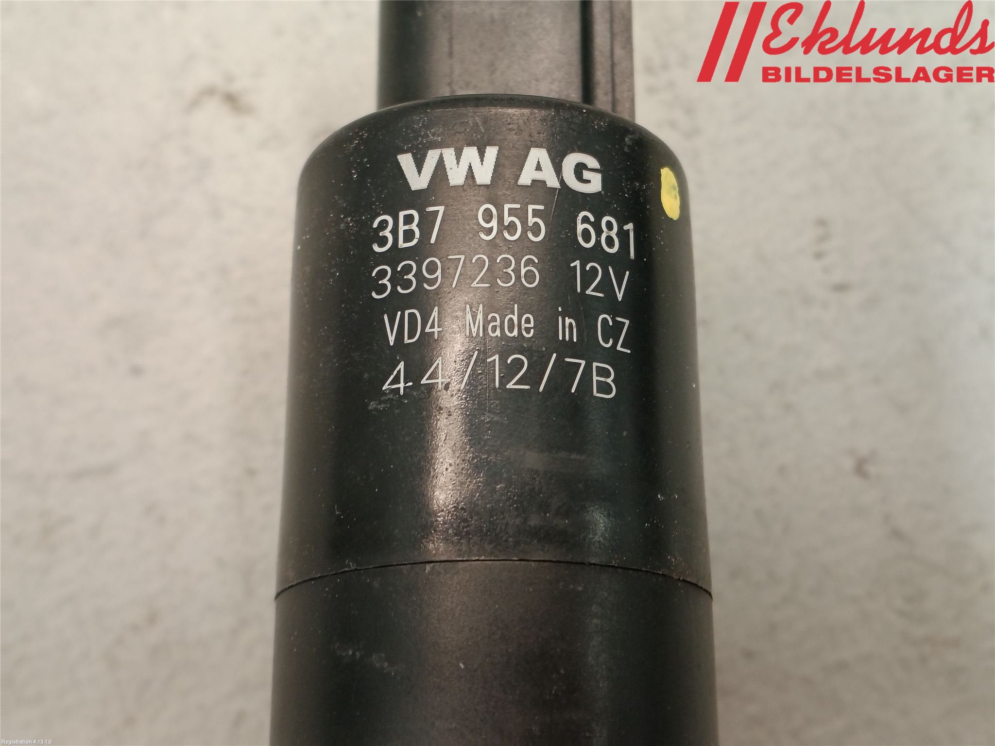 Volkswagen VW SHARAN 11- Spolarpump Högtryck