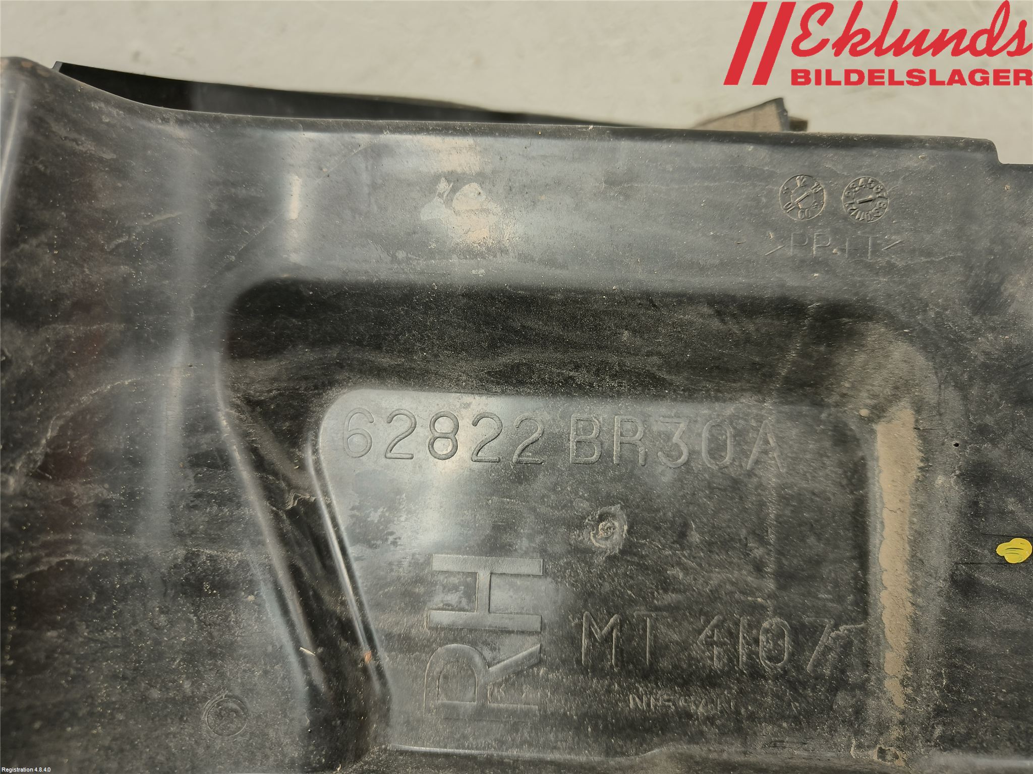 Nissan QASHQAI+2  10-14 Deflektor Plåt-Plast Kylning