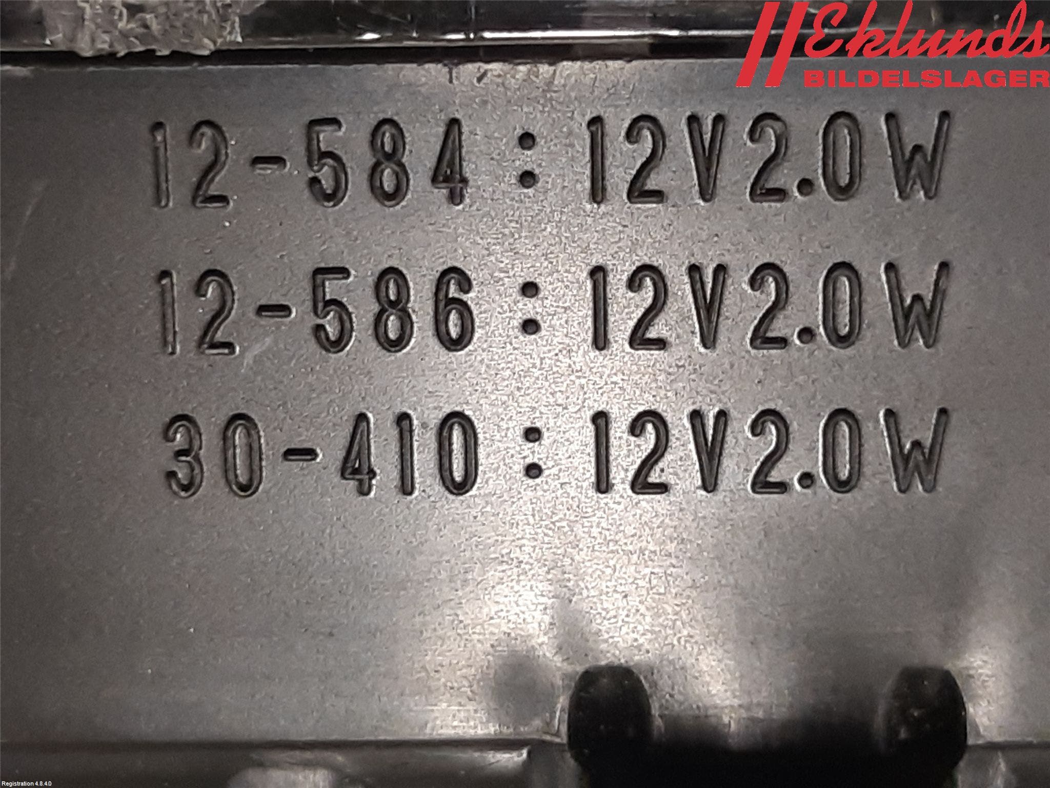 Toyota AURIS 13-19 Bromsljus Bakruta