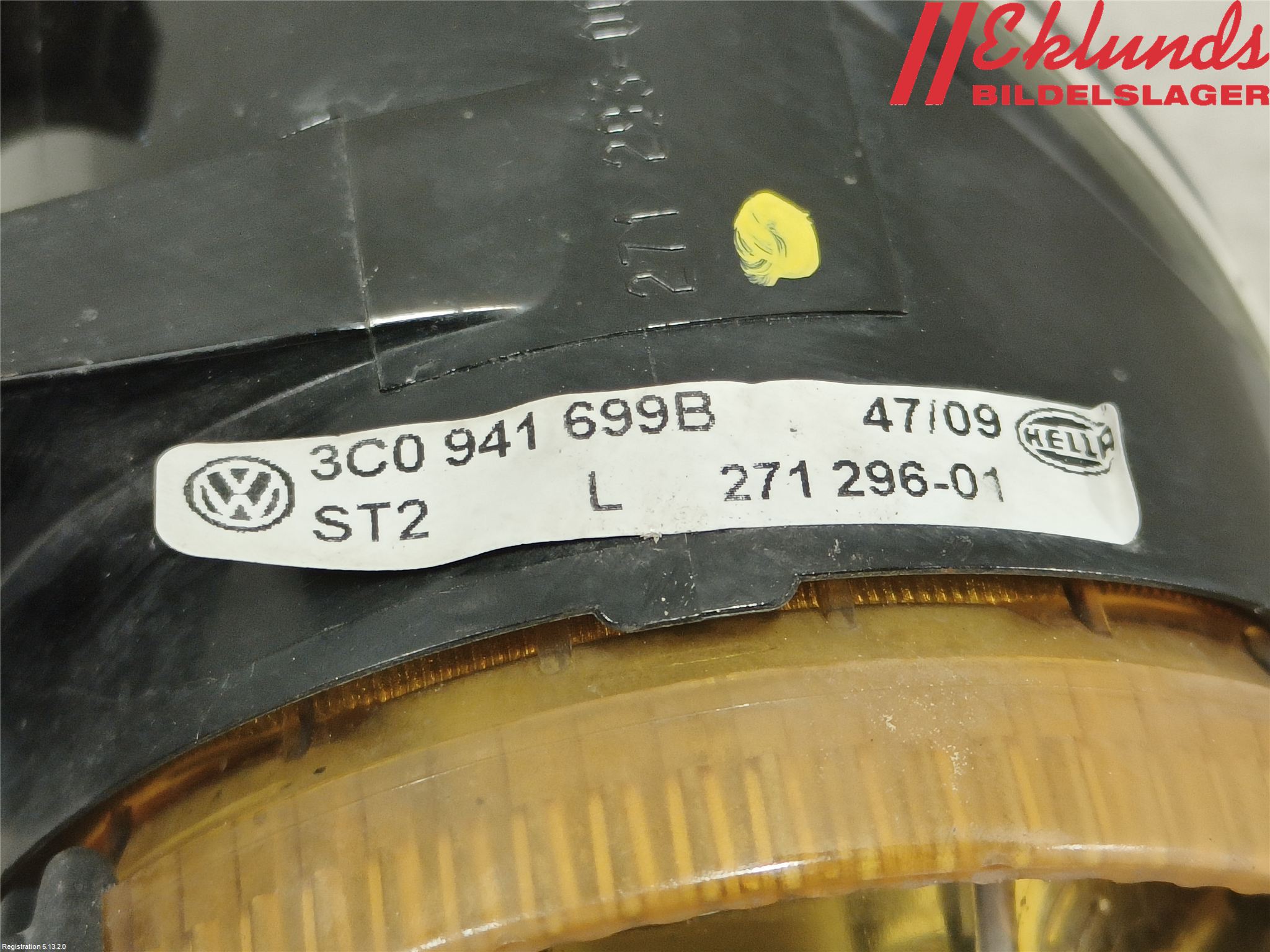 Volkswagen VW PASSAT 05-11 Dimljus-Varselljus Fram