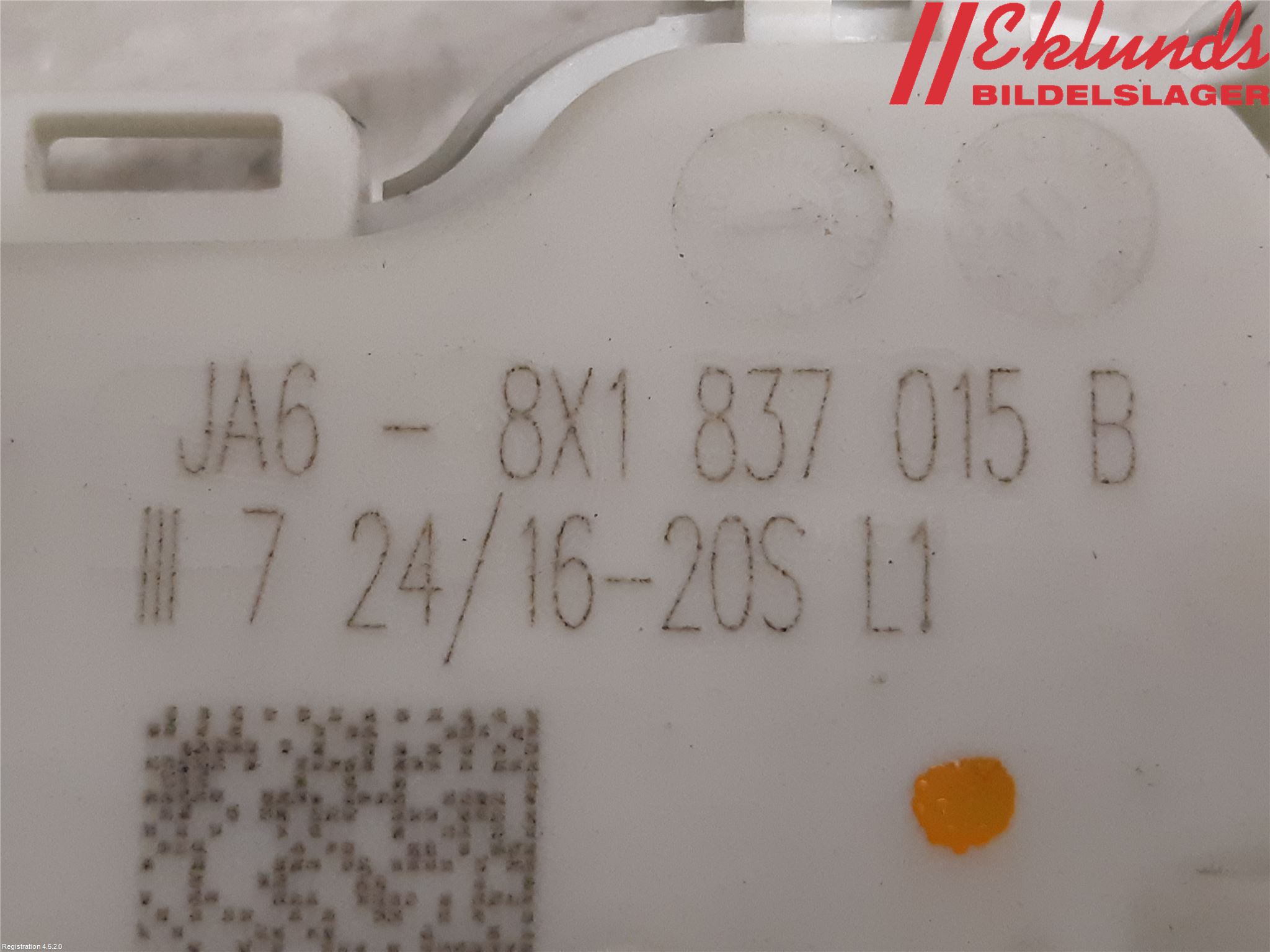 Audi A4/S4 B9 16-19 Låskista-Dörrlås