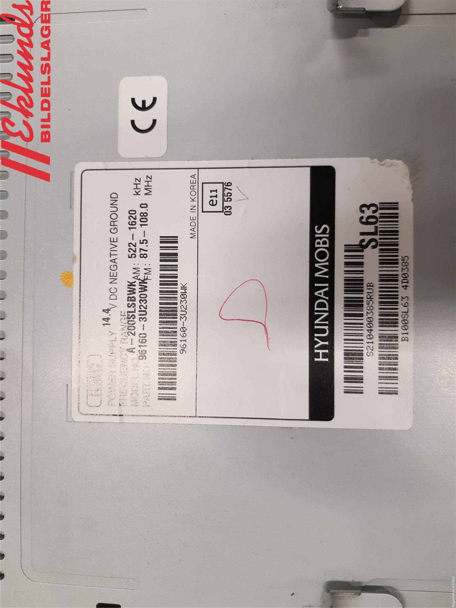 Kia SPORTAGE (SL) 11-15 Cd Radio - Multimediapanel